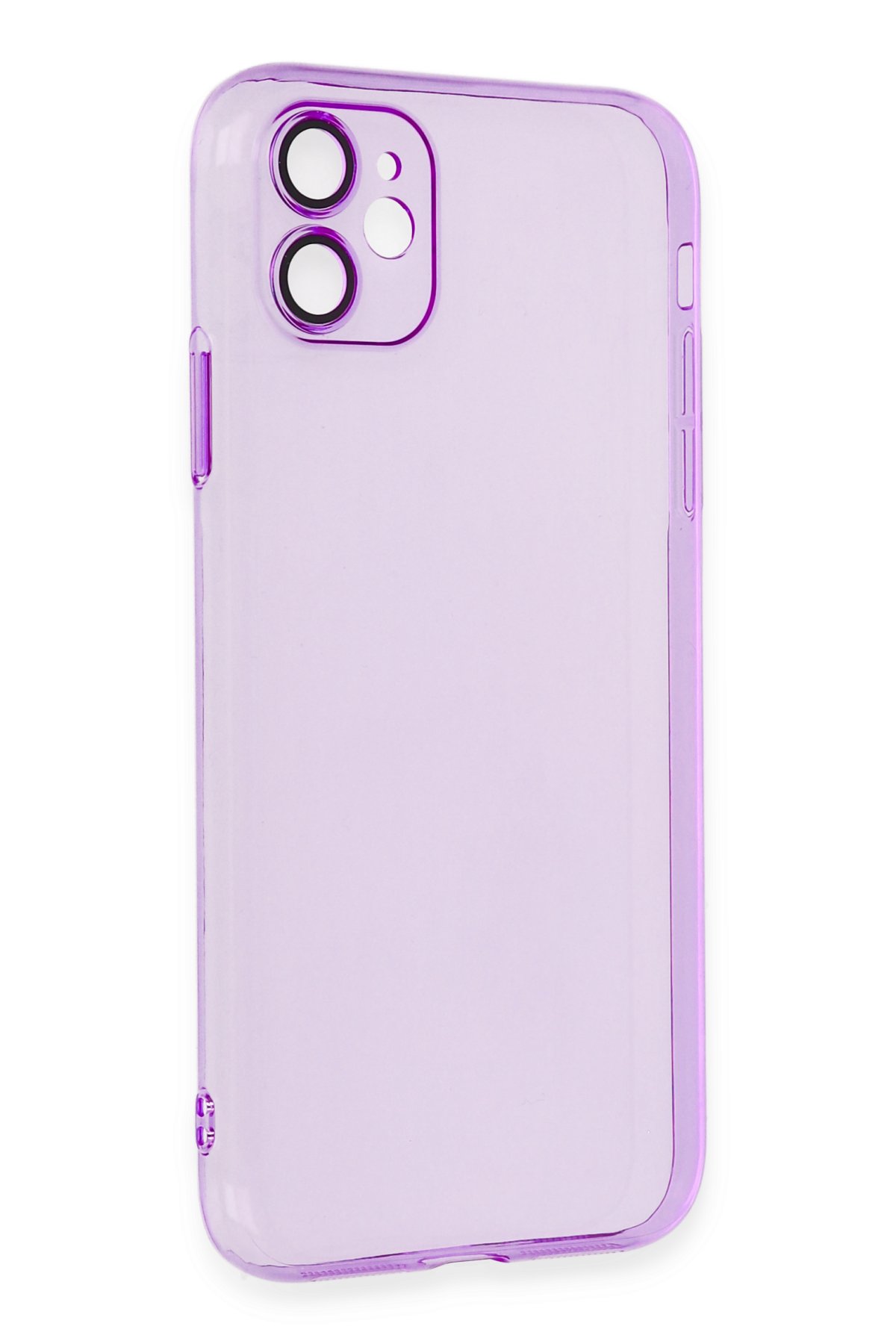 Newface iPhone 11 Kılıf Boyi Silikon Kapak - Derin Mor