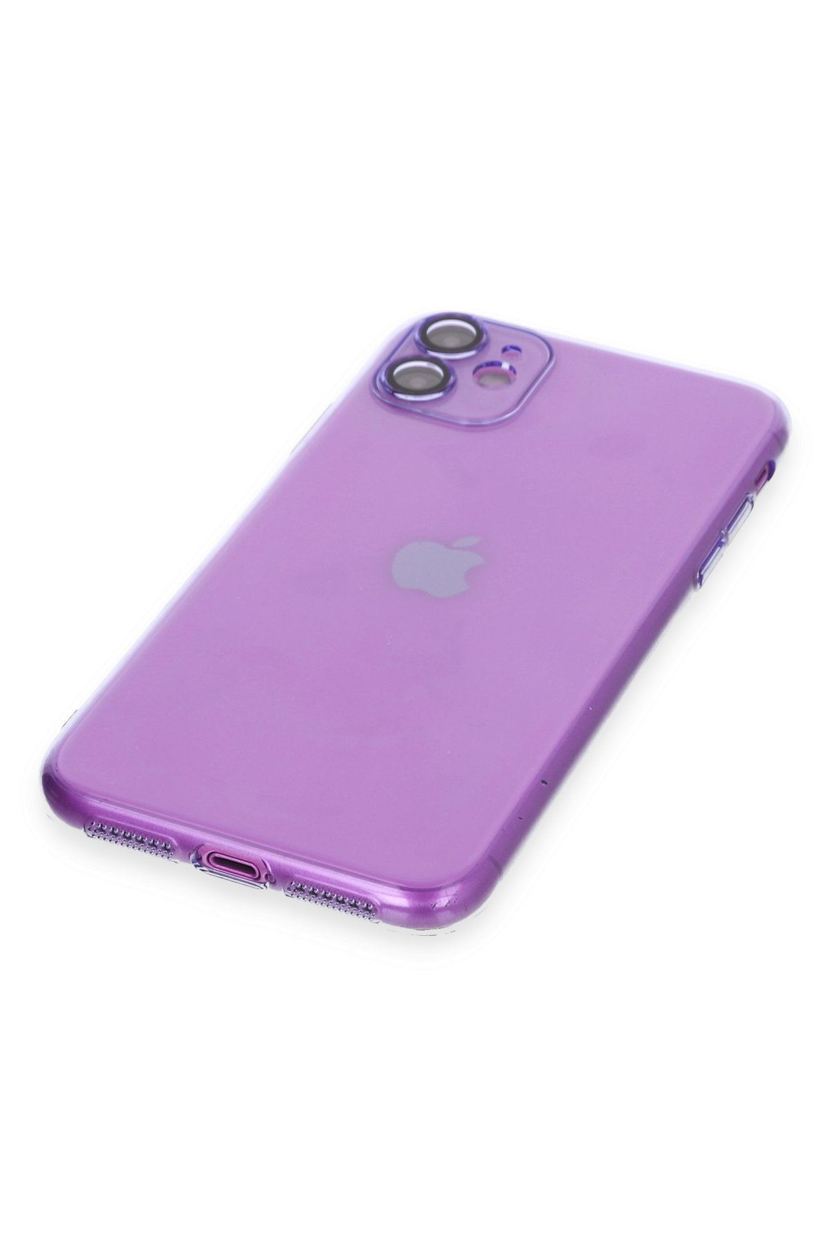 Newface iPhone 11 Kılıf Pars Lens Yüzüklü Silikon - Yeşil