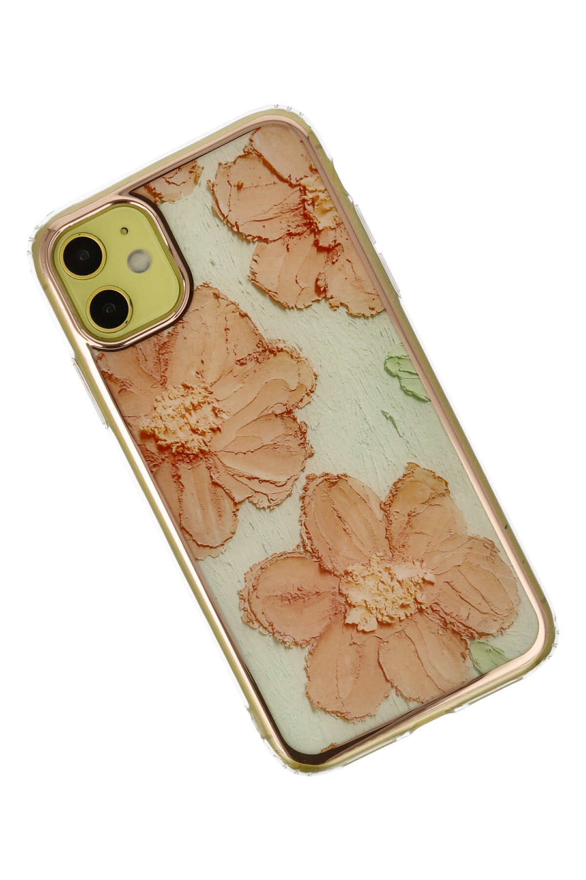 Newface iPhone 11 Kılıf Sweet Desenli Silikon Kapak - Şeffaf
