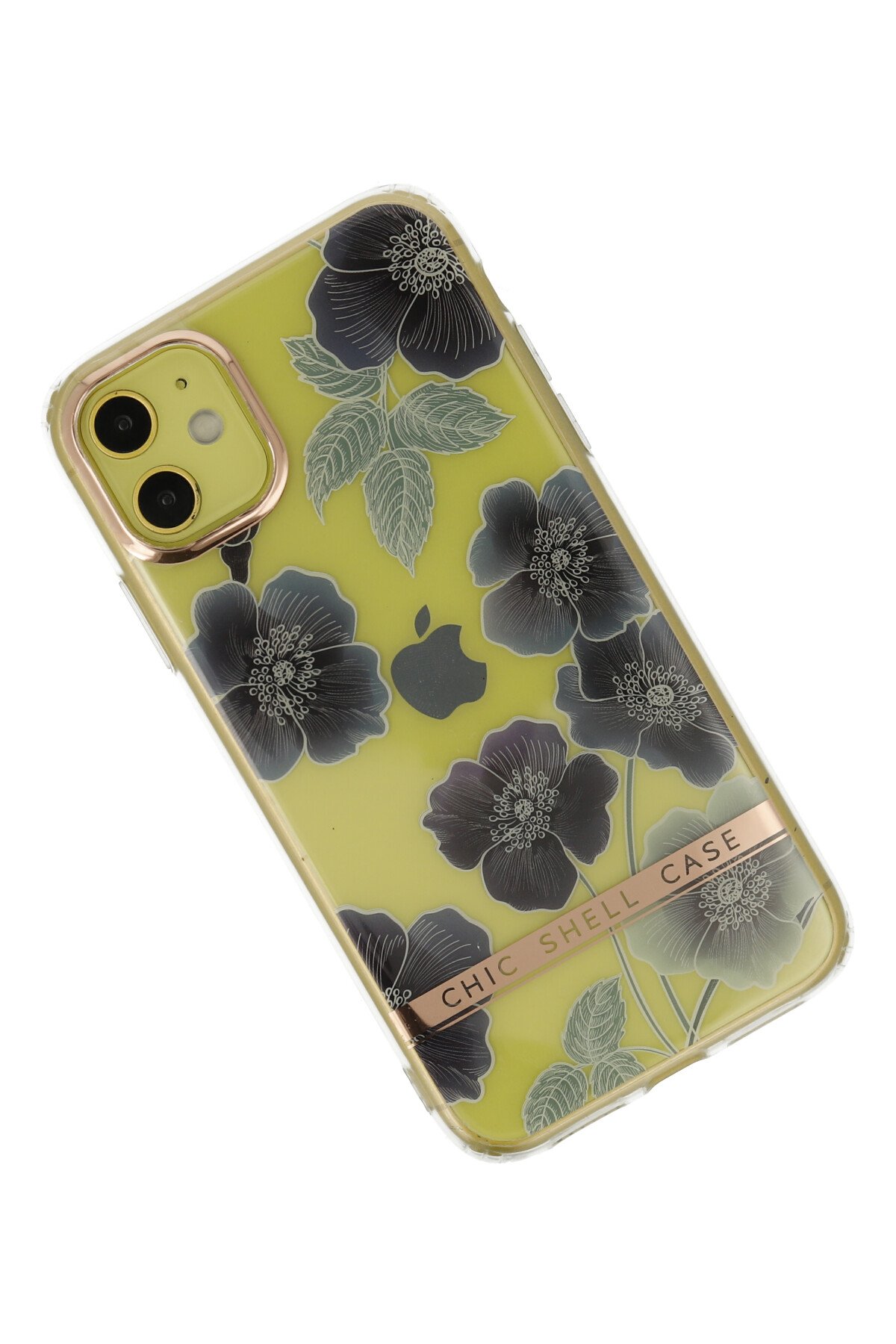Newface iPhone 11 Kılıf Pars Lens Yüzüklü Silikon - Yeşil