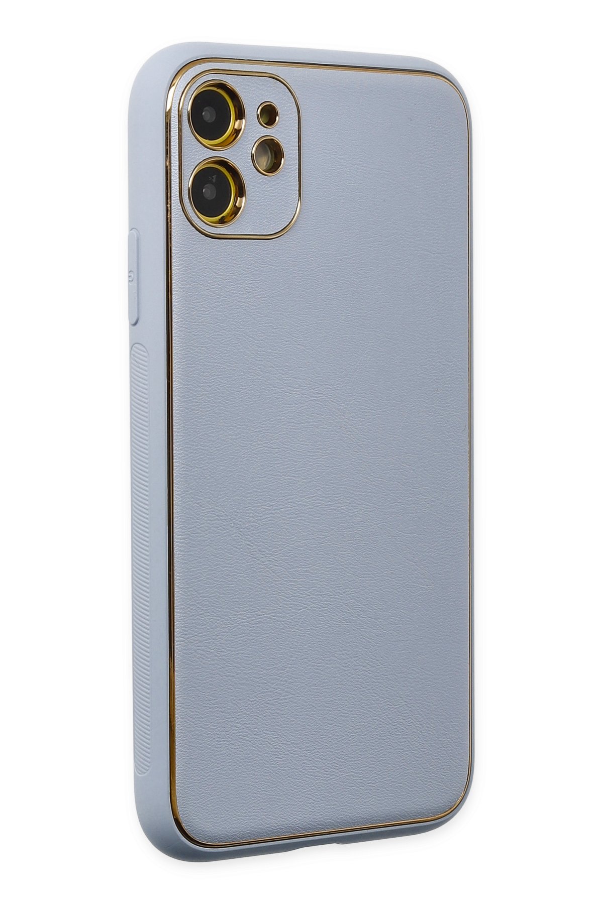 Newface iPhone 11 Kılıf Coco Deri Silikon Kapak - Sky Blue