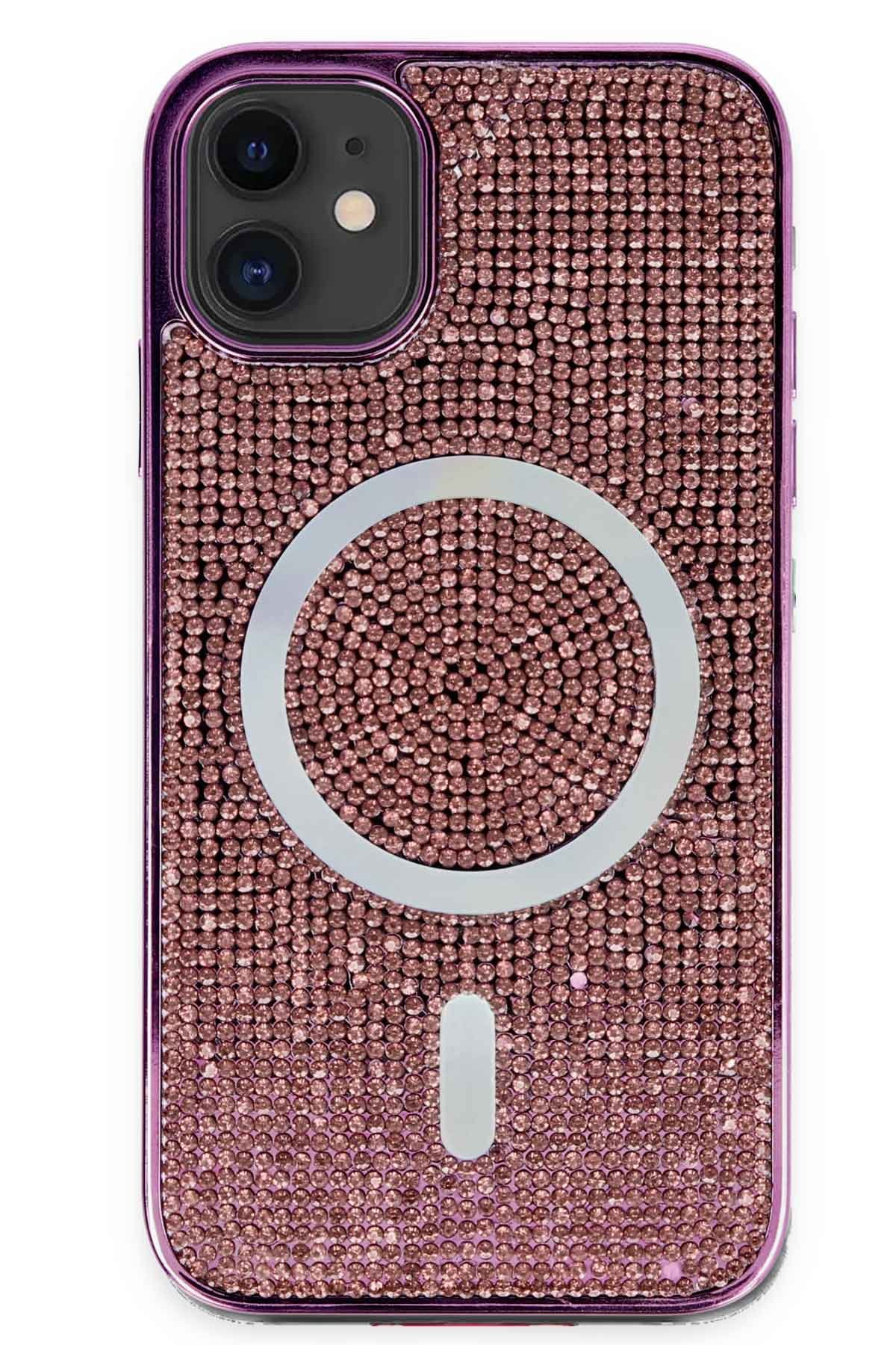 Newface iPhone 11 Pers Alüminyum Kamera Lens - Rainbow