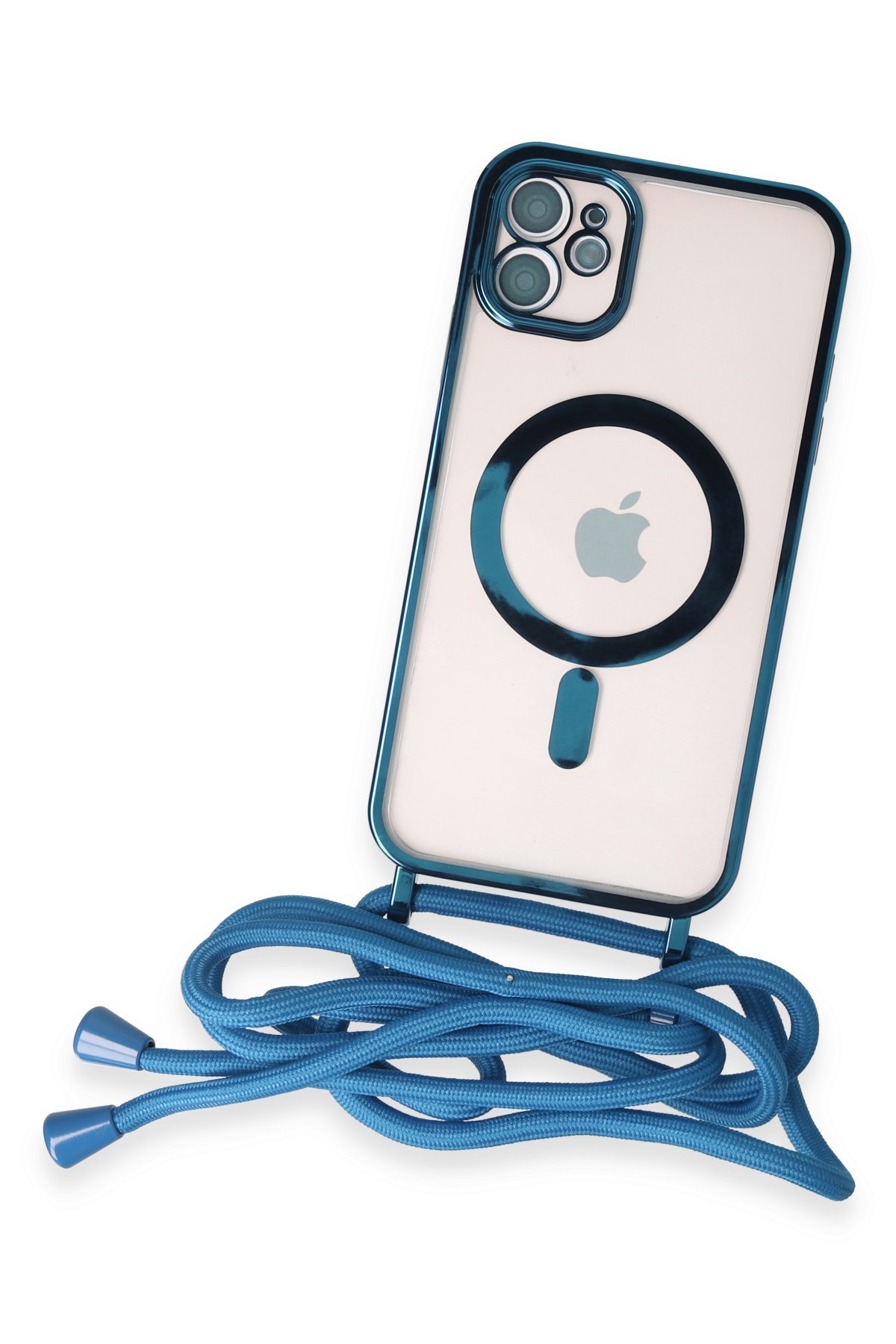 Newface iPhone 11 Kılıf Boyi Magsafe Silikon Kapak - Yeşil