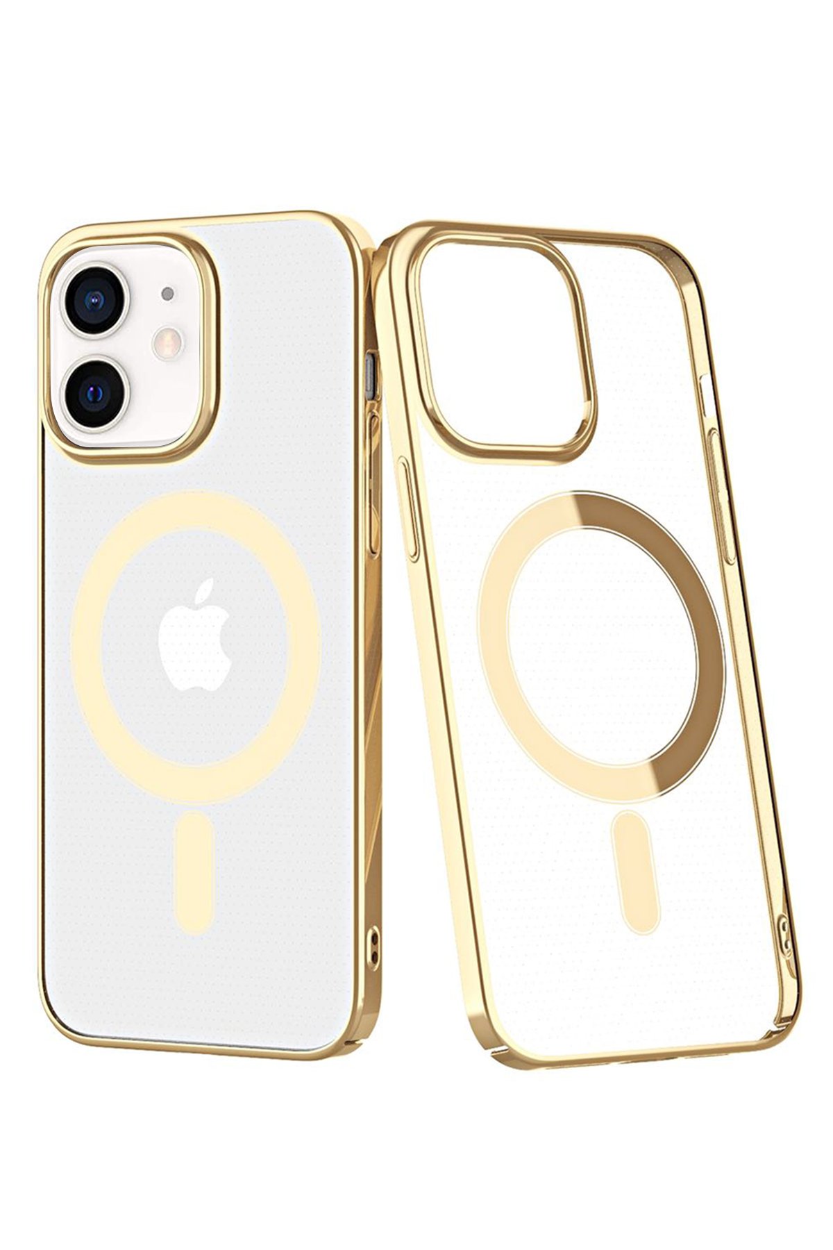 Newface iPhone 11 Kılıf Joke Simli Magneticsafe Kılıf - Mavi