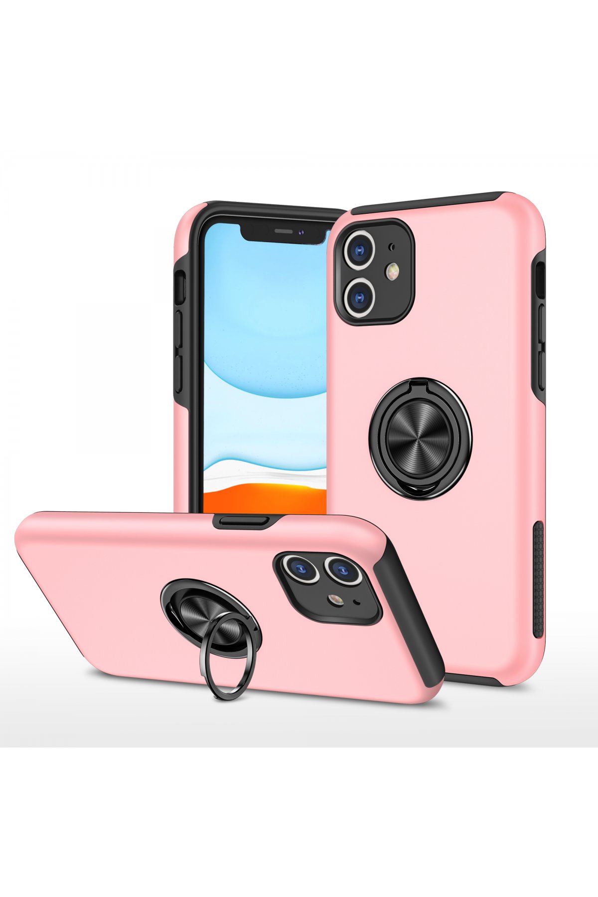Newface iPhone 11 Kılıf First Silikon - Koyu Yeşil