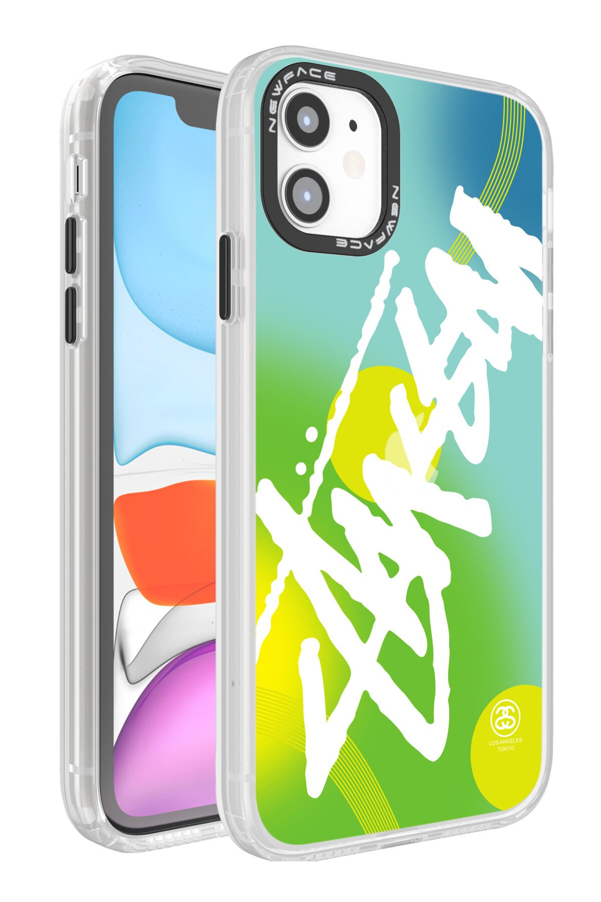 Newface iPhone 11 Kılıf Sweet Desenli Silikon Kapak - Açık Mavi