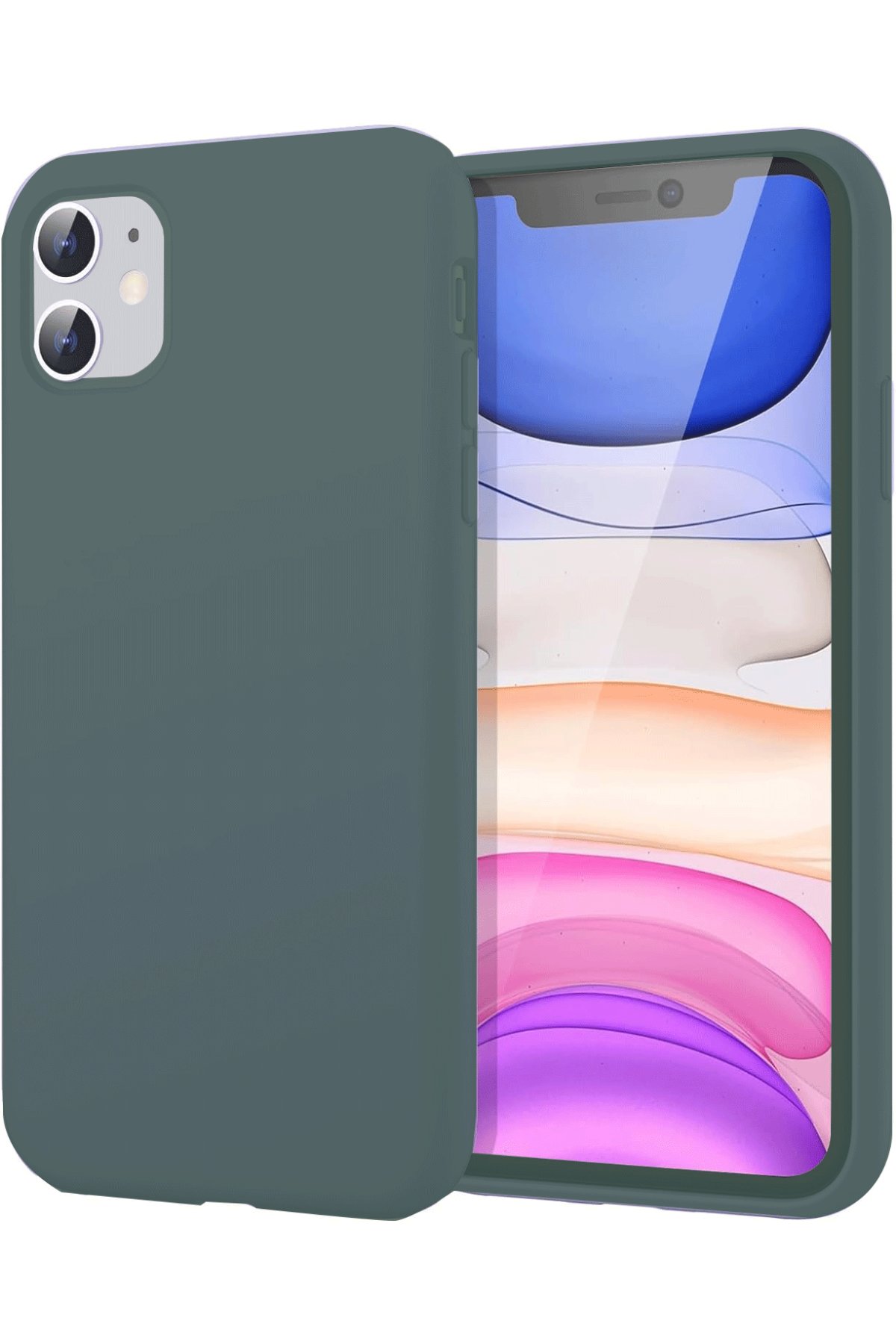 Newface iPhone 11 Kılıf Snake Kapak - Bordo