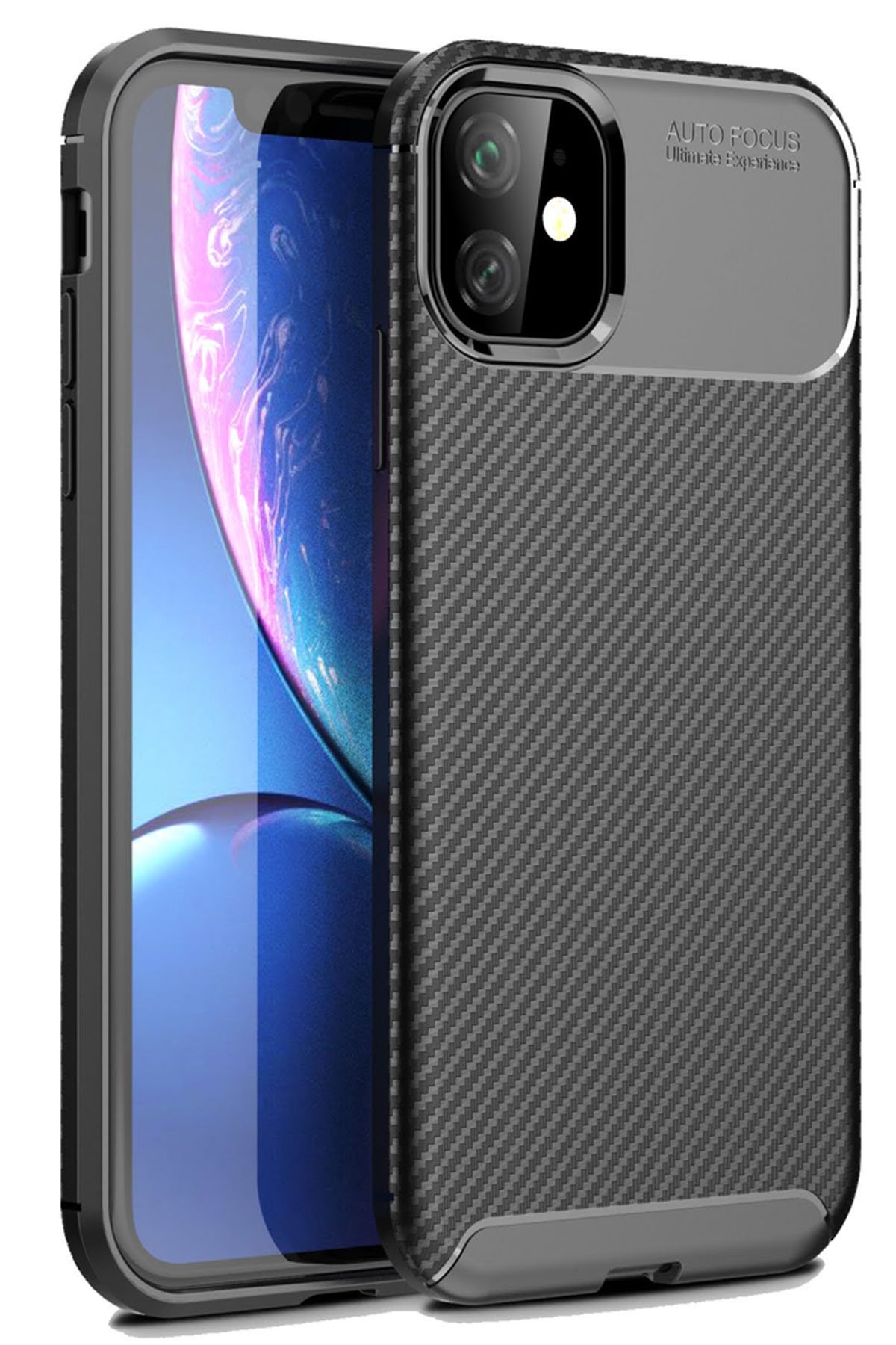 Newface iPhone 11 Kılıf Divo Lazer Askılı Magsafe Kapak - Derin Mor