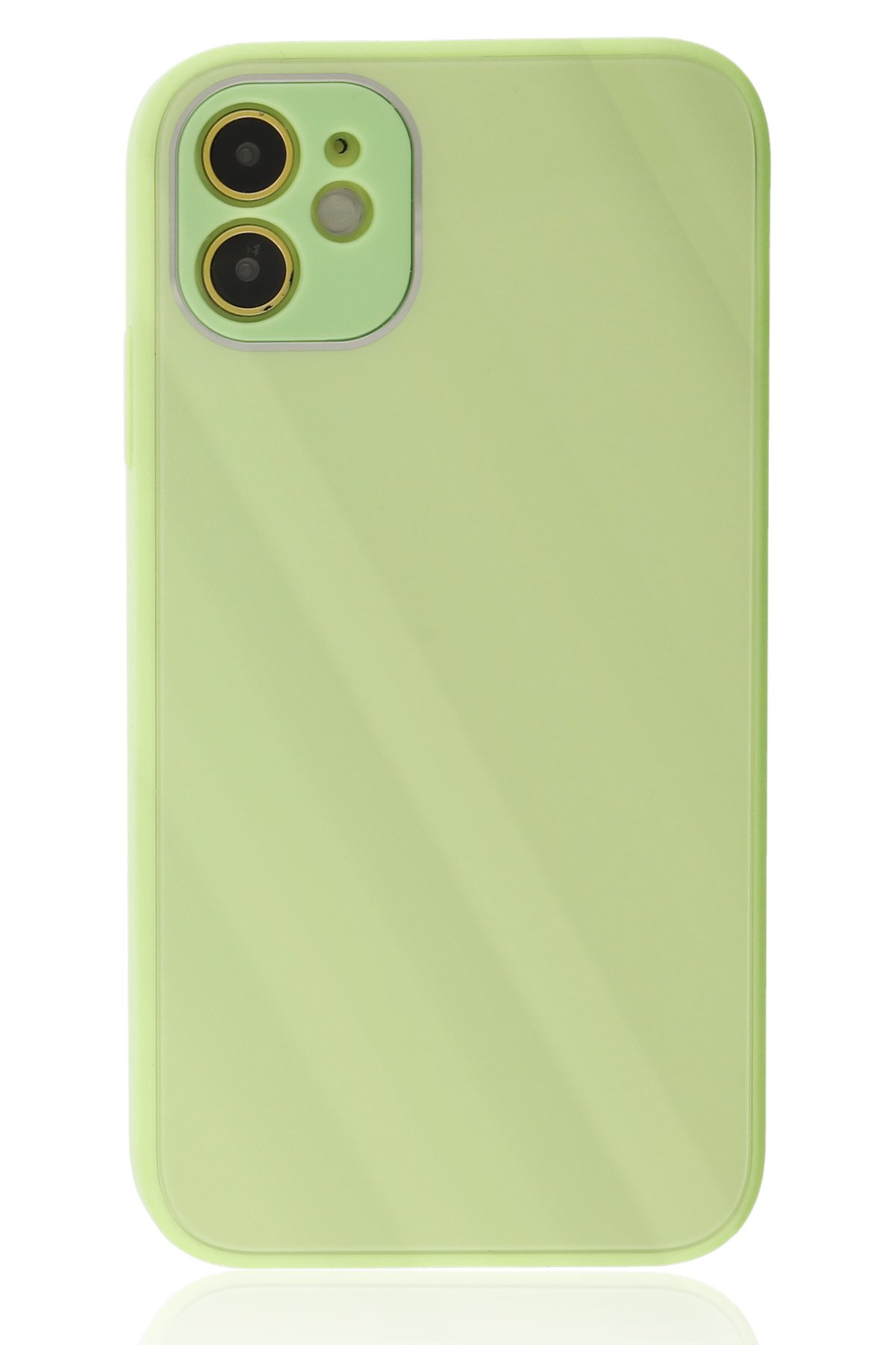 Newface iPhone 12 Kılıf Lüx Şeffaf Silikon