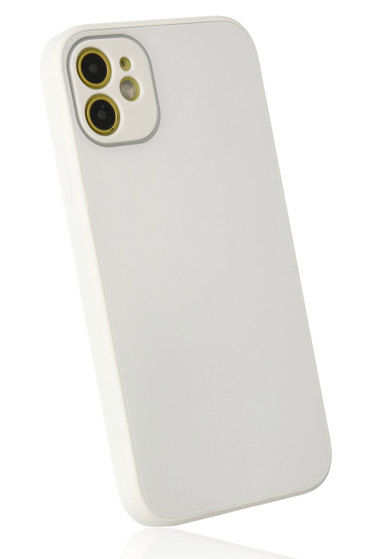 Newface iPhone 12 Kılıf Palm Buzlu Kamera Sürgülü Silikon - Kırmızı