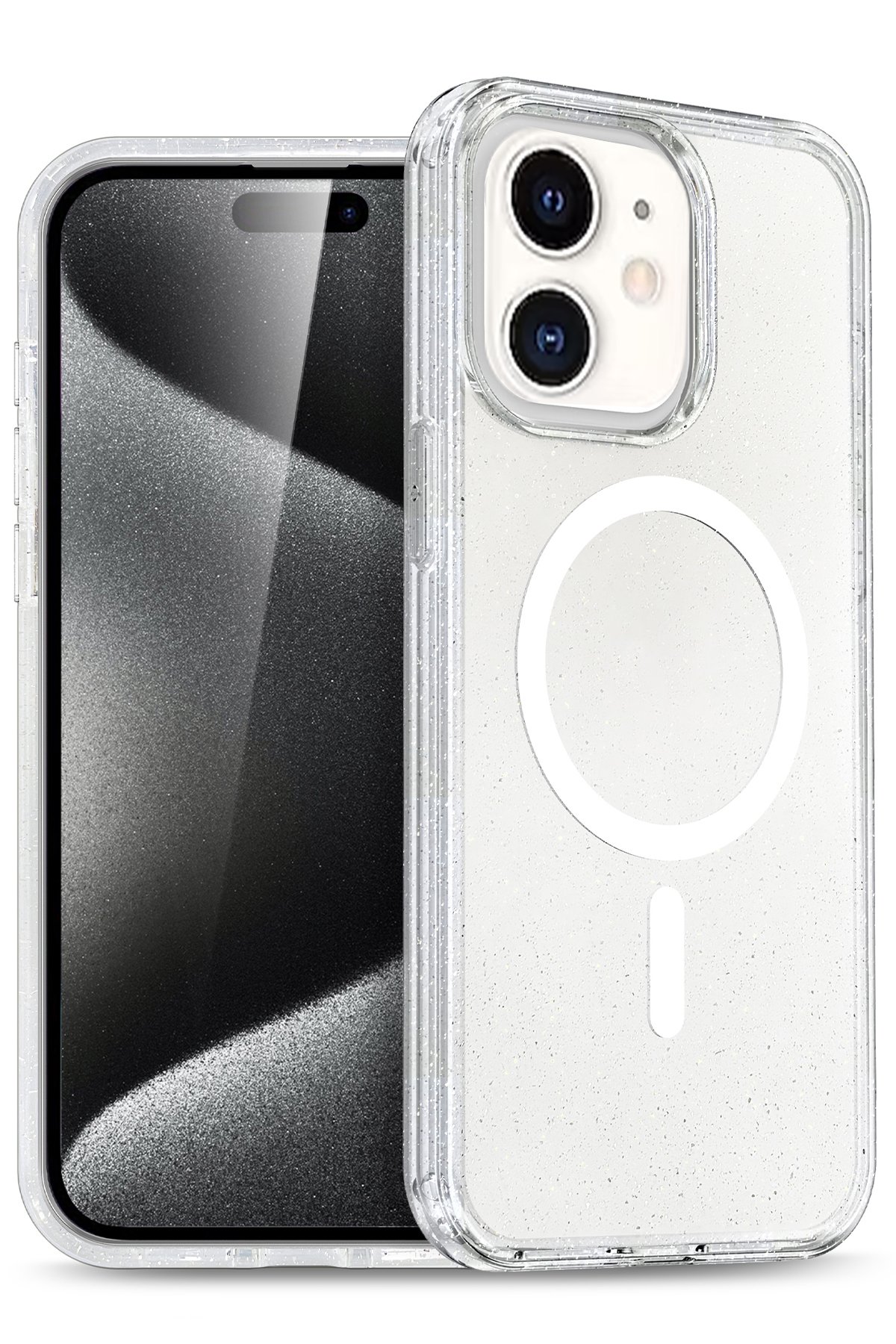 Newface iPhone 11 Kılıf Elegant Kapak - Pudra
