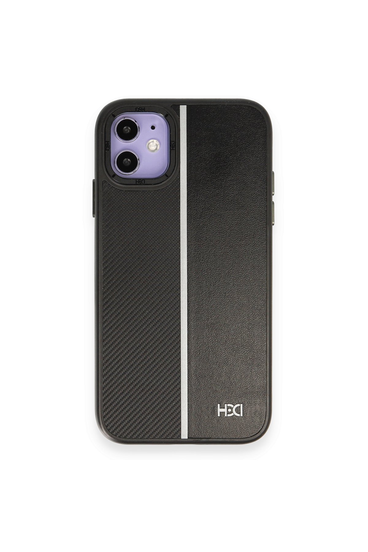 HDD iPhone 11 Kılıf HD Deri Luxury Magnet Kartvizitli Kapak - Siyah