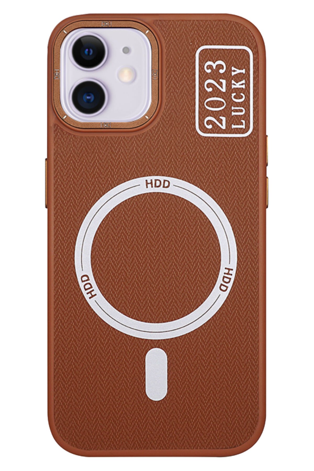 HDD iPhone 11 Kılıf HD Deri Luxury Magnet Kartvizitli Kapak - Lacivert