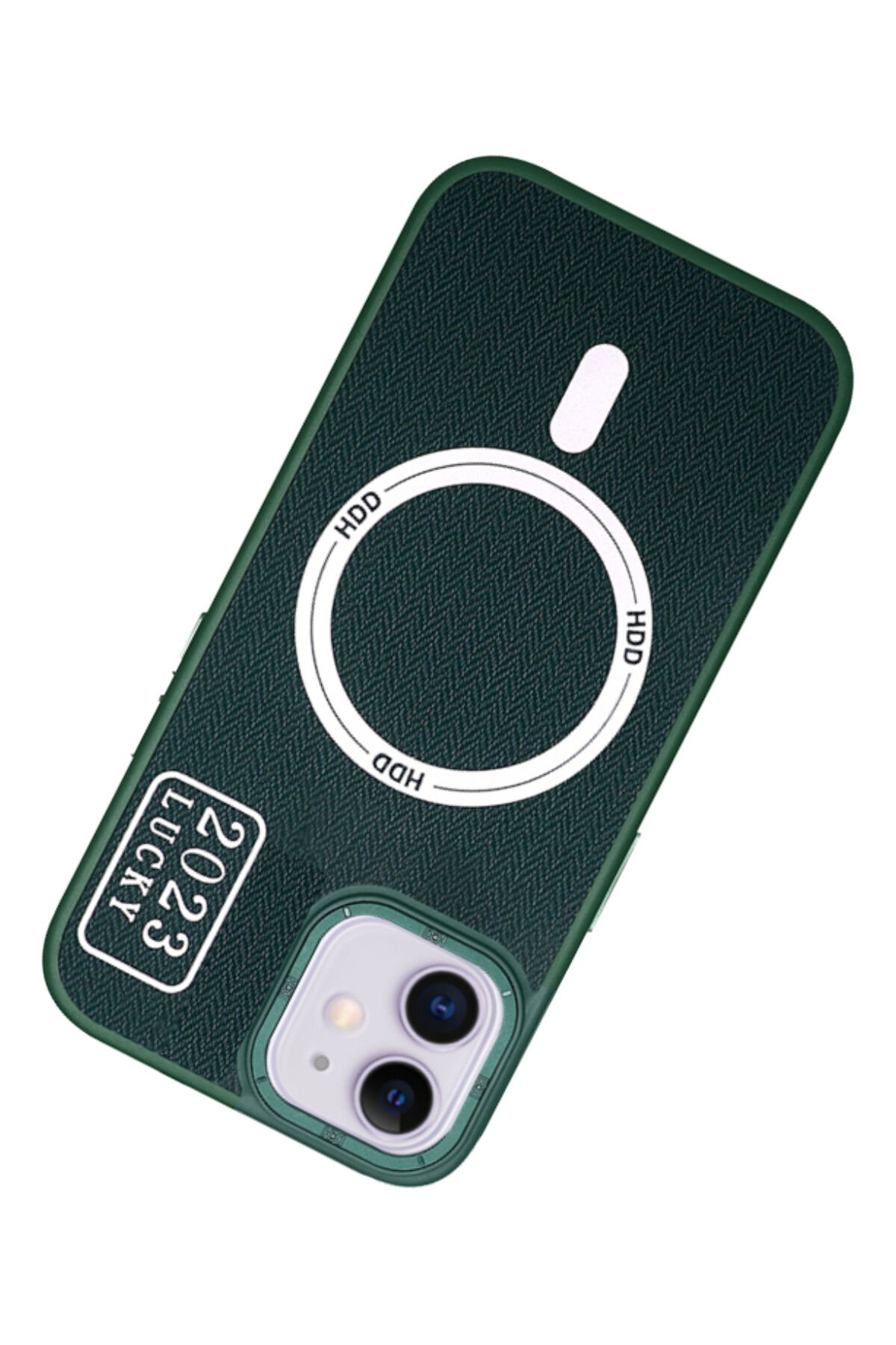 HDD iPhone 11 HBC-201 Salvador Simli Kapak - Kahverengi