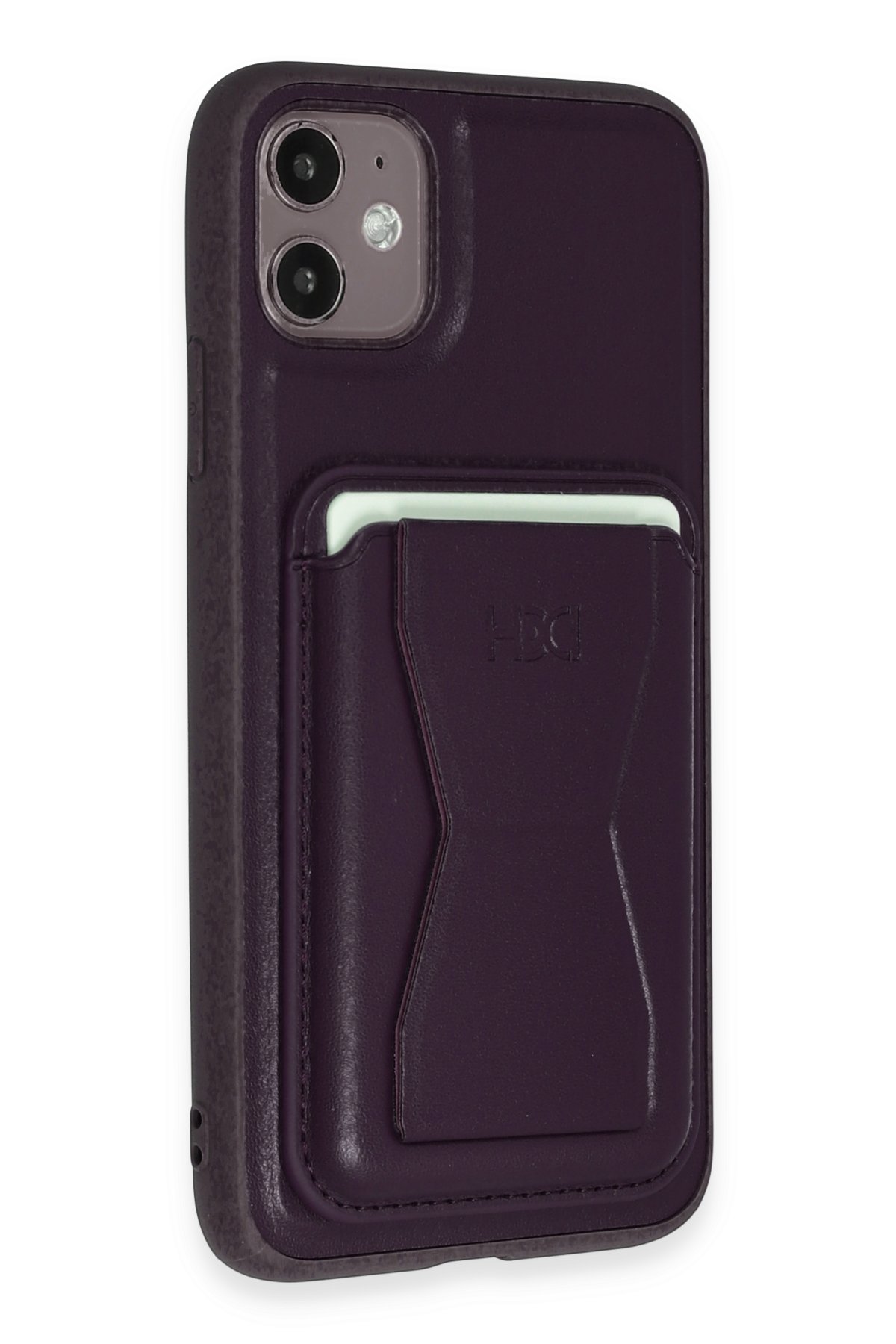 HDD iPhone 11 HBC-247 Atina Kartvizitli Kapak - Derin Mor