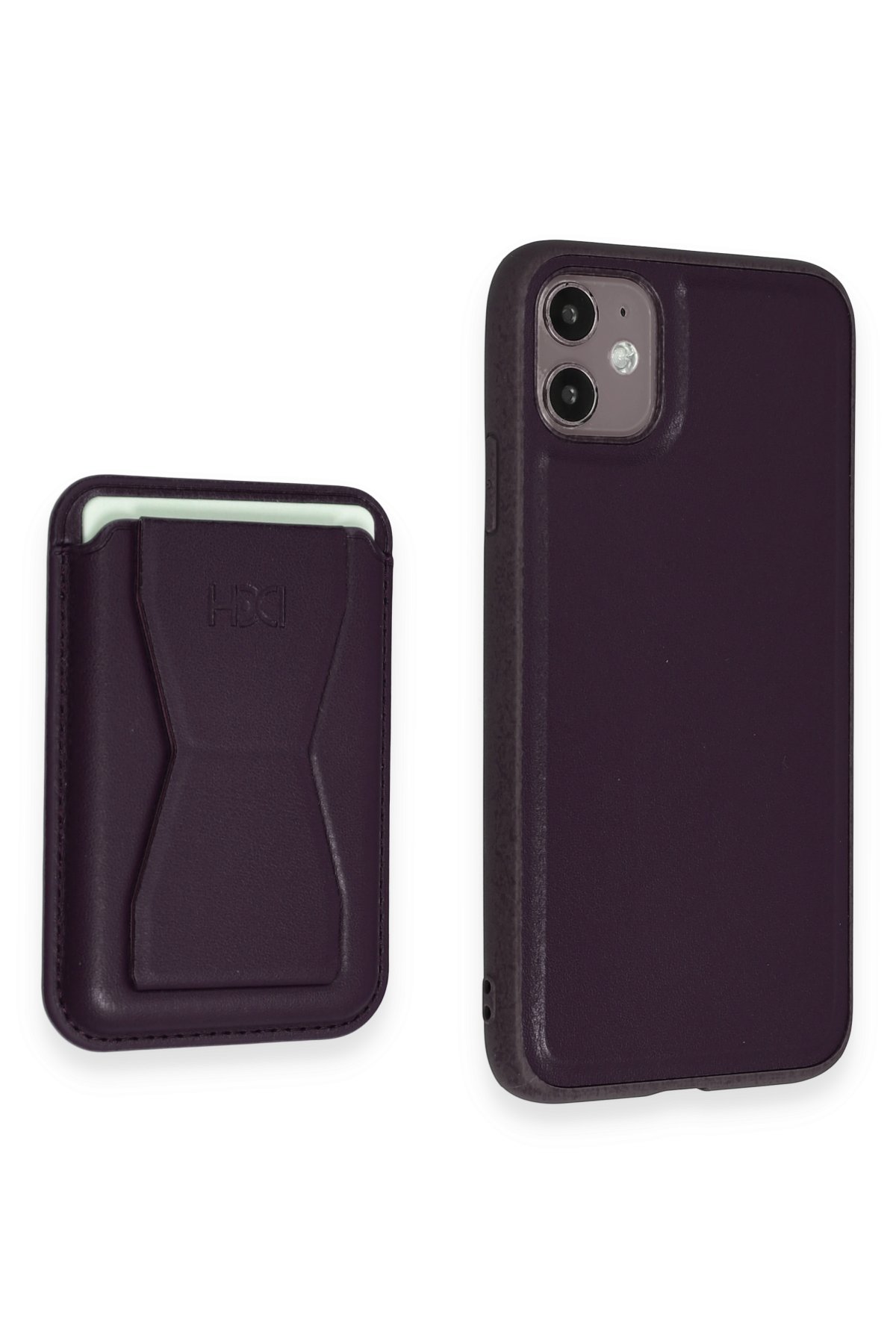 HDD iPhone 11 HBC-247 Atina Kartvizitli Kapak - Derin Mor