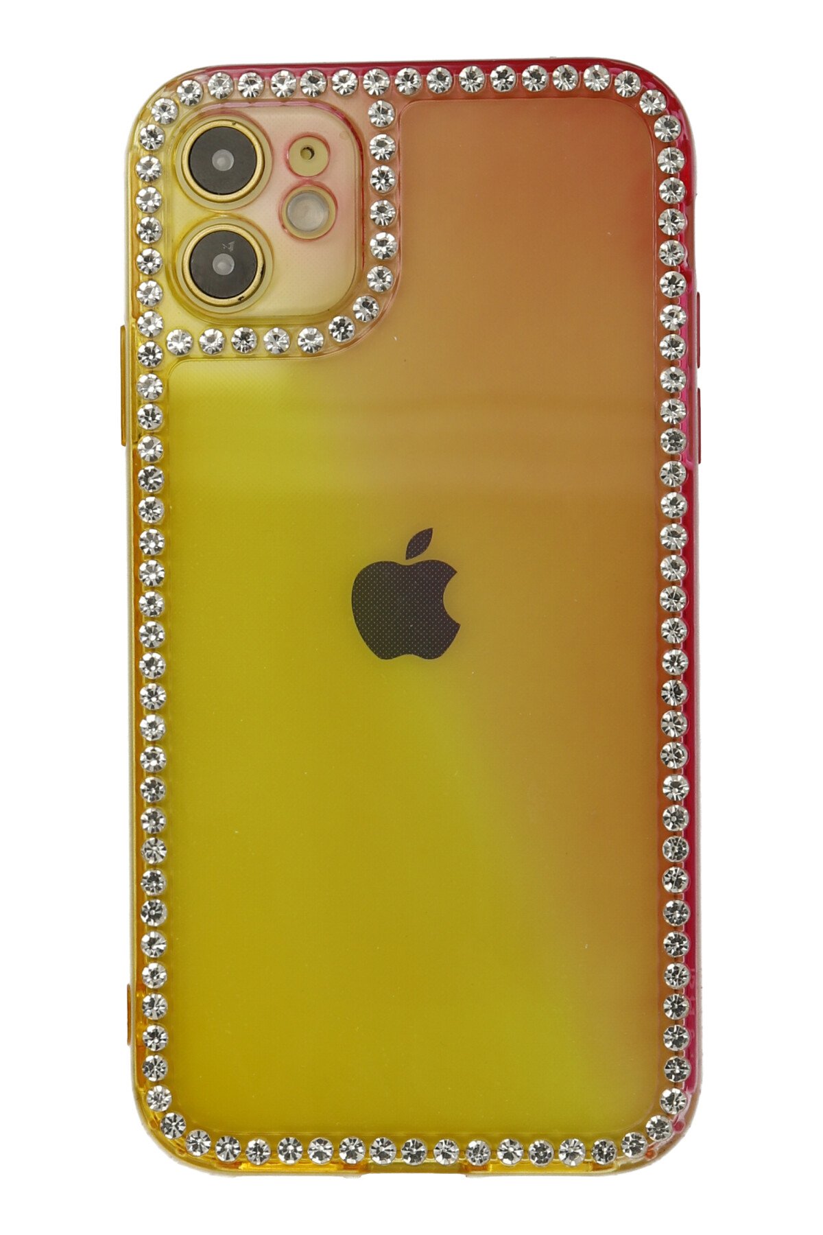 Newface iPhone 11 Kılıf Platin Silikon - Sarı