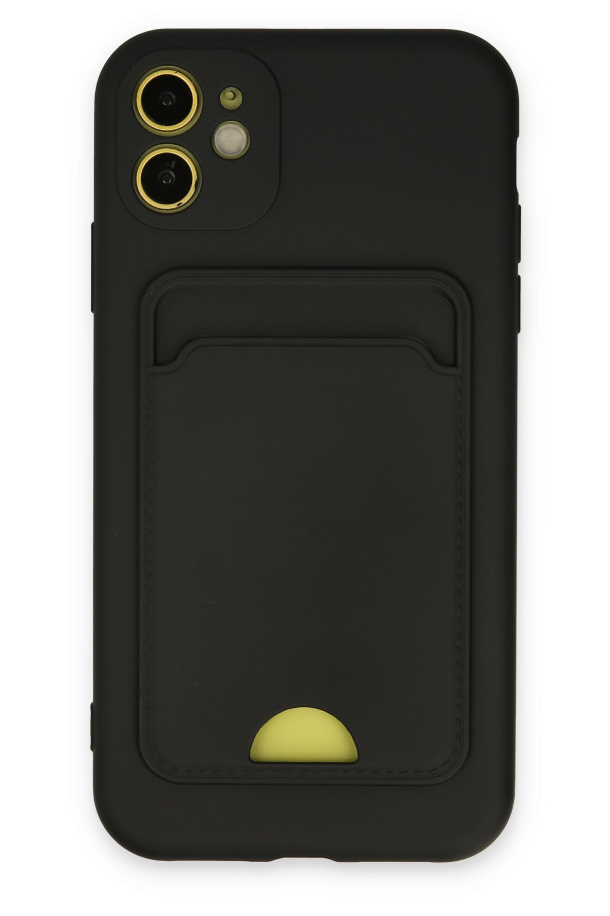 Newface iPhone 11 Kılıf Rolet Stand Kapak - Siyah