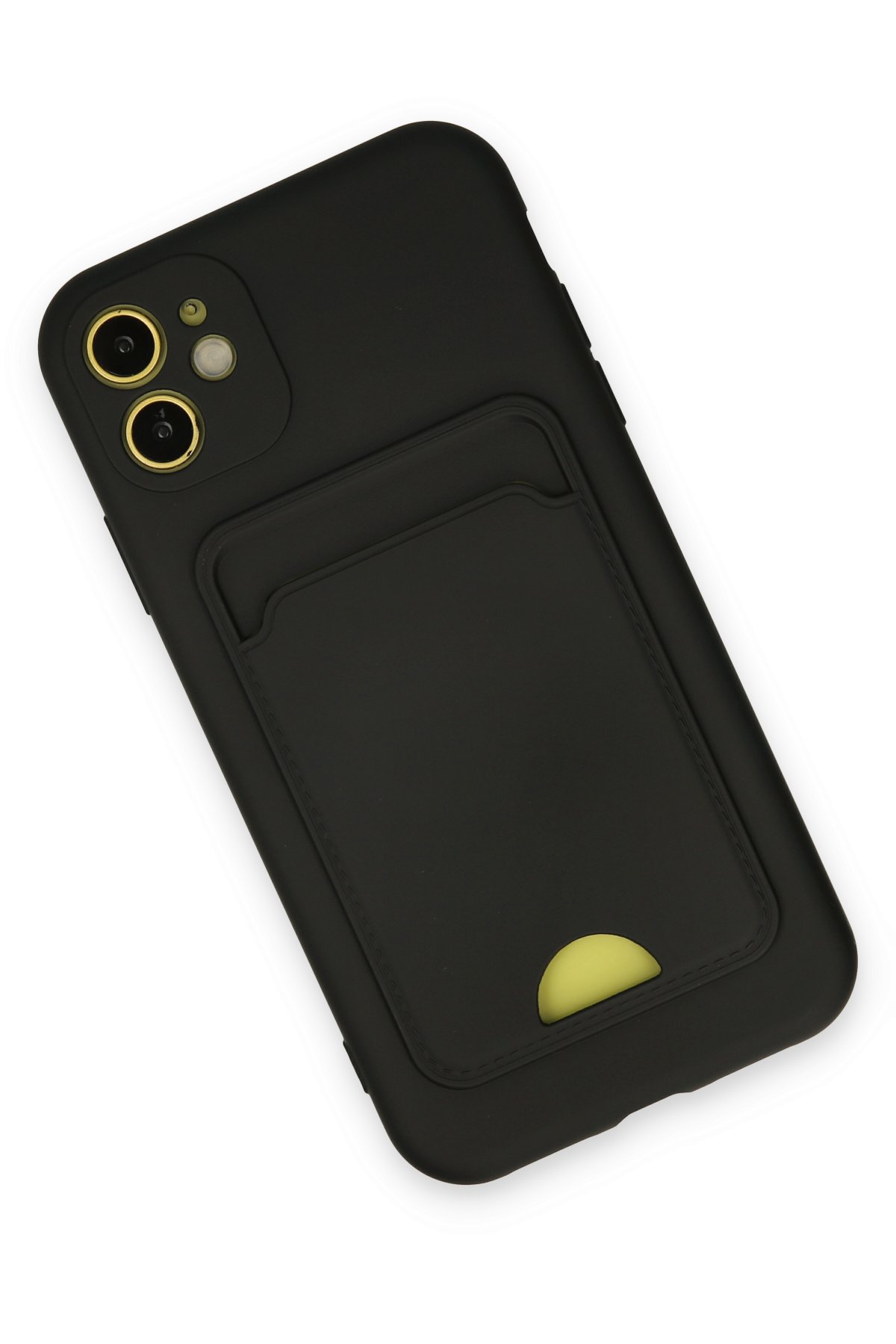 Newface iPhone 11 Kılıf Rolet Stand Kapak - Siyah