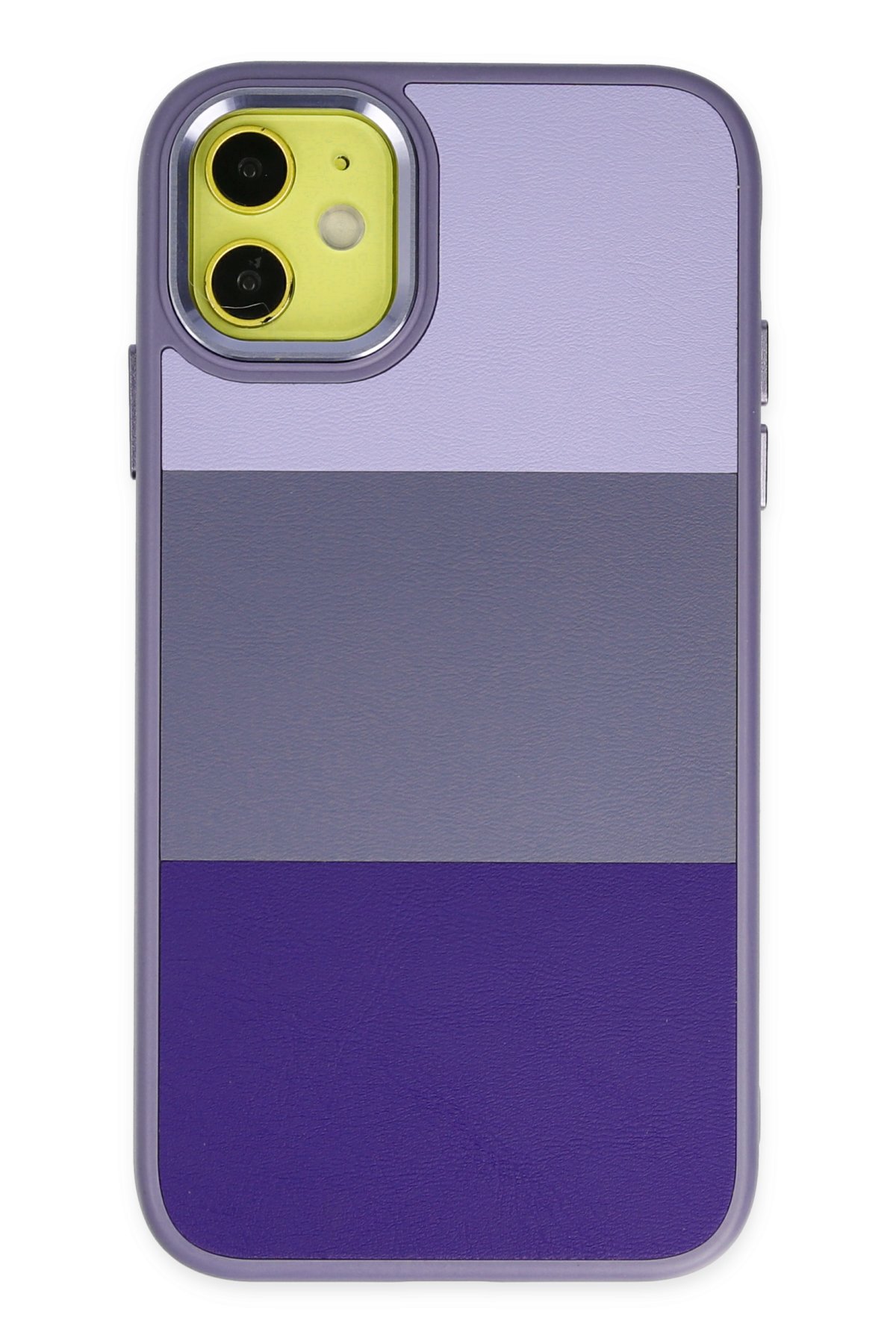 Newface iPhone 11 Kılıf Volet Silikon - Mor