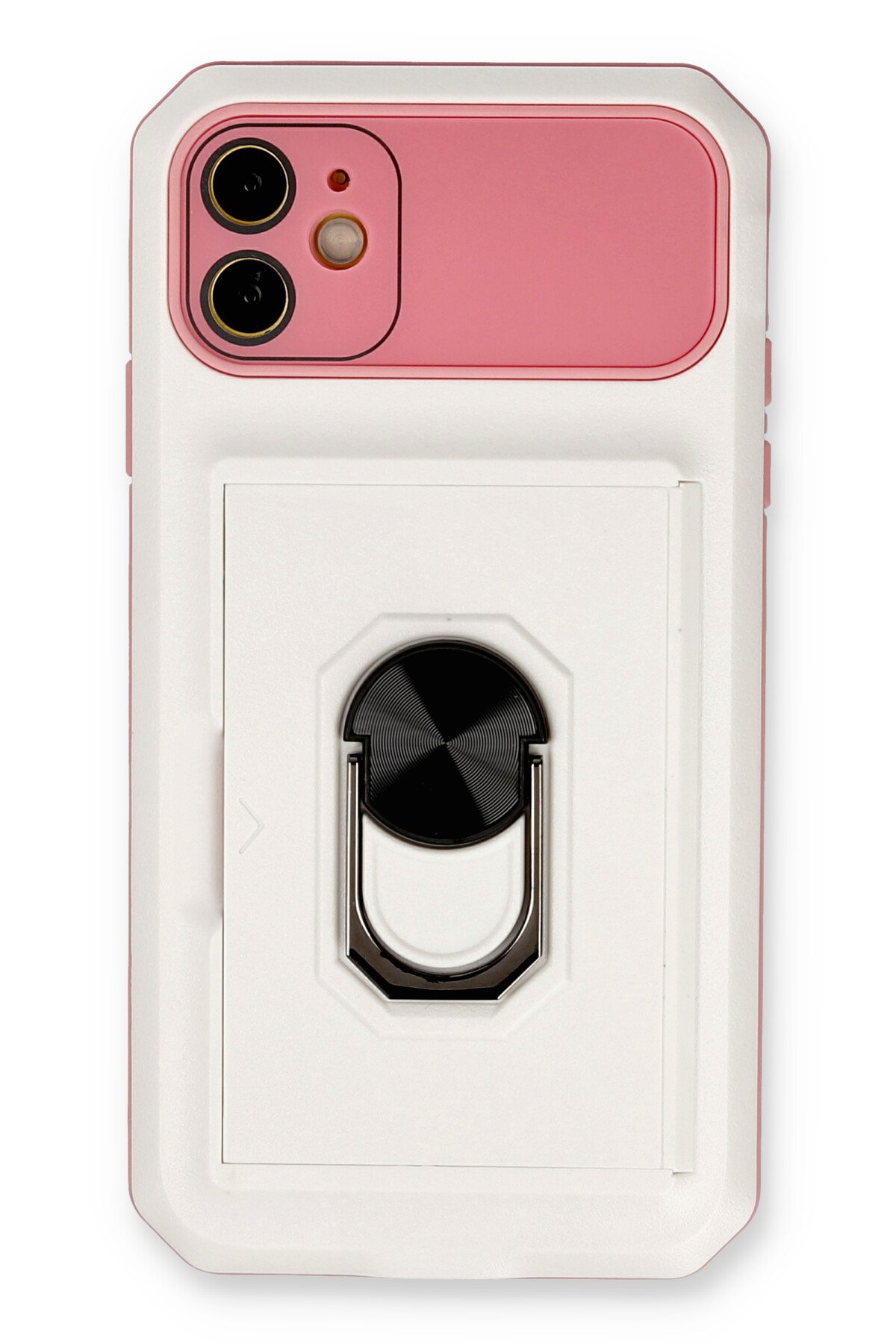 Newface iPhone 11 Renkli Kamera Lens Koruma Cam - Sarı-Mavi