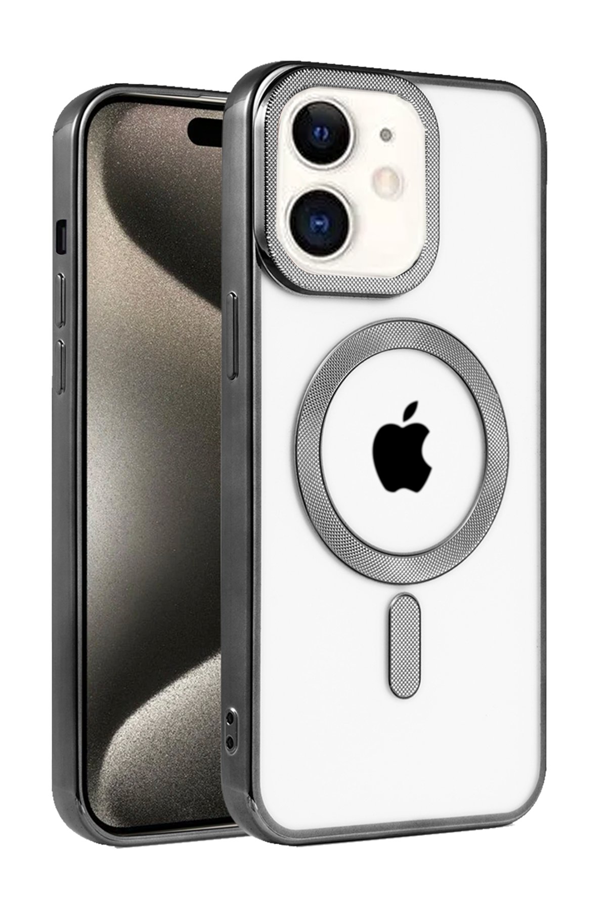 Newface iPhone 11 Kılıf Joy Lens Standlı Kapak - Kırmızı