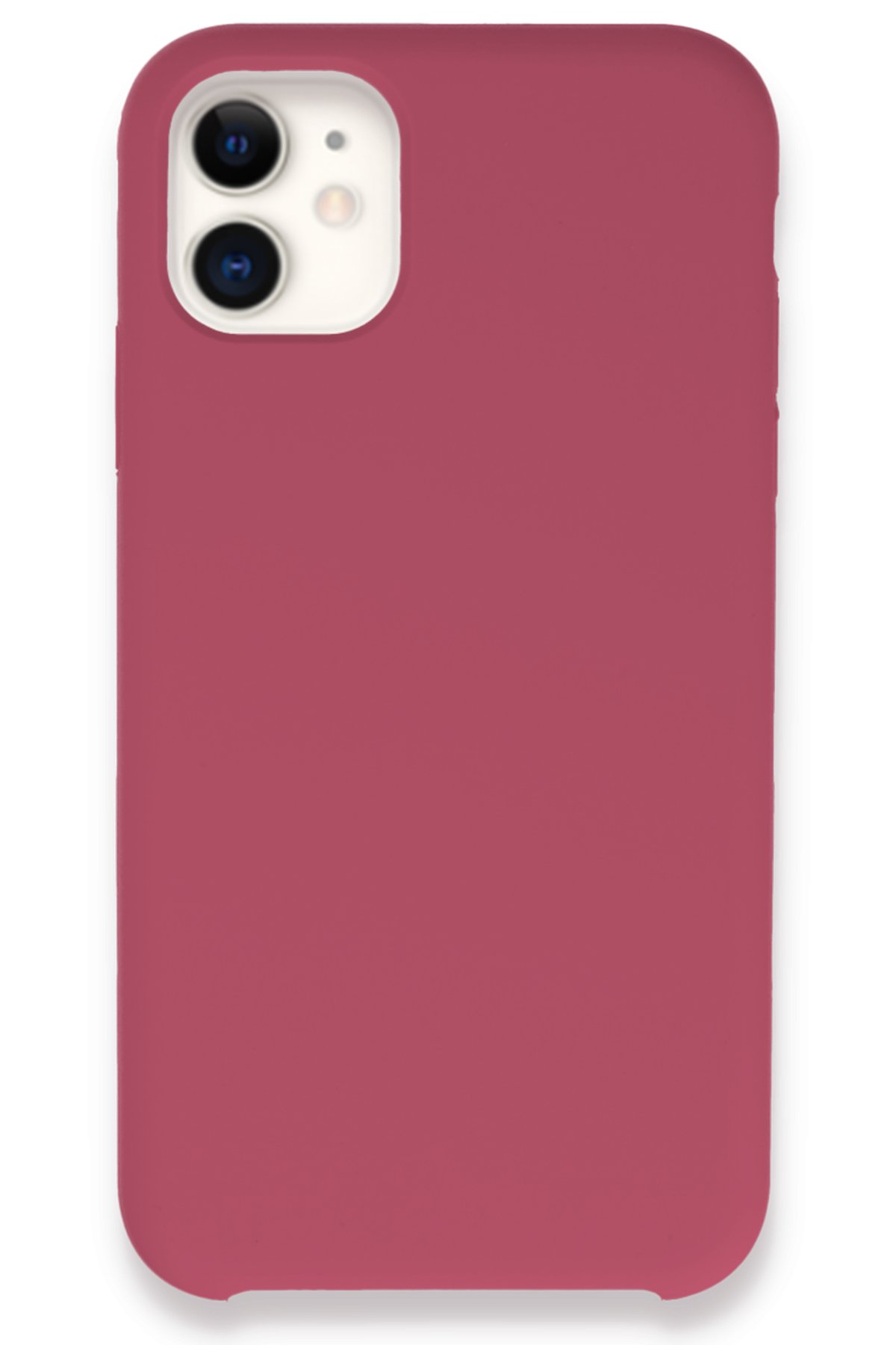 Newface iPhone 11 Kılıf Palm Buzlu Kamera Sürgülü Silikon - Siyah