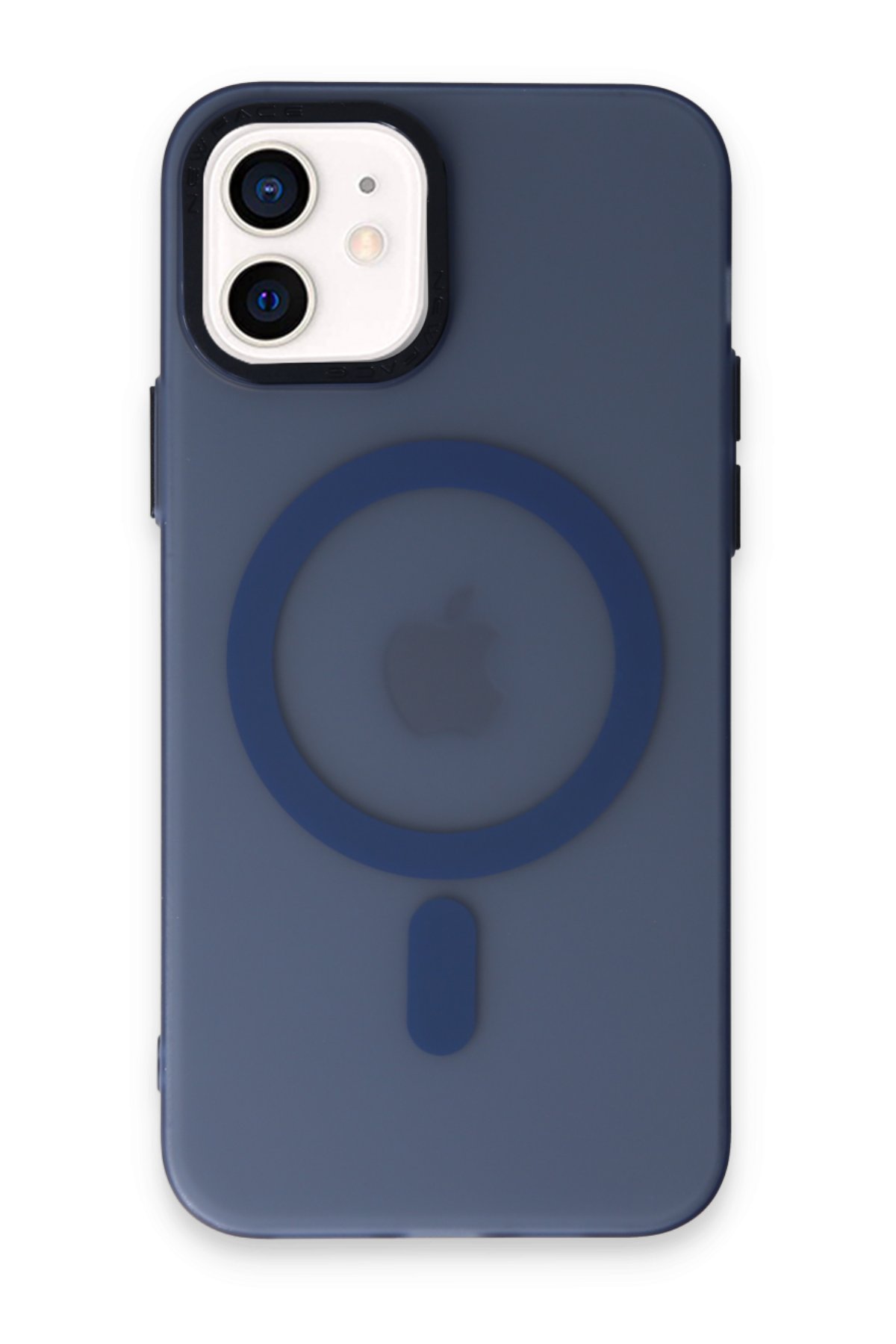 Newface iPhone 11 Kılıf Palm Buzlu Kamera Sürgülü Silikon - Siyah