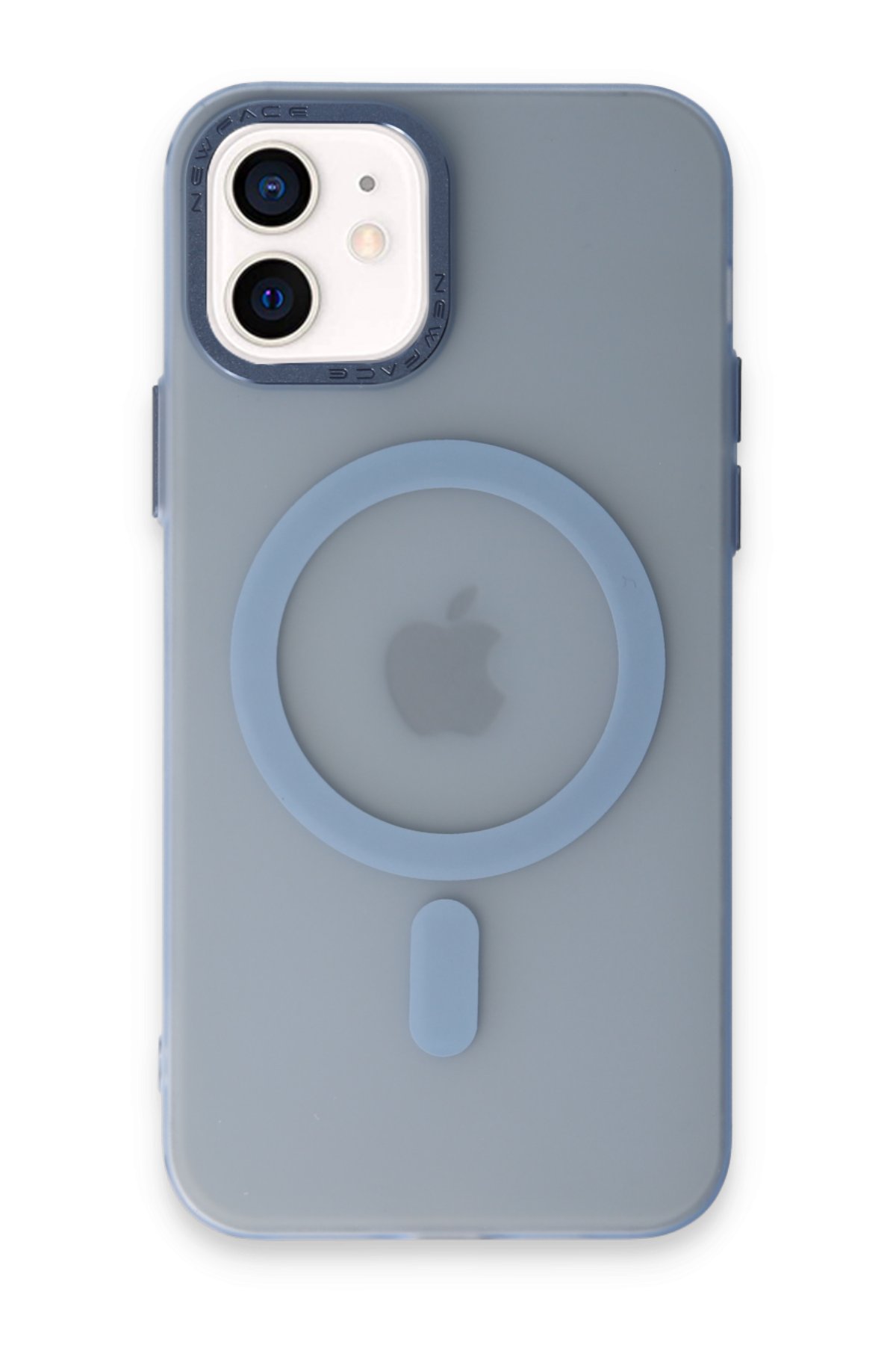 Newface iPhone 11 Kılıf Palm Buzlu Kamera Sürgülü Silikon - Kırmızı