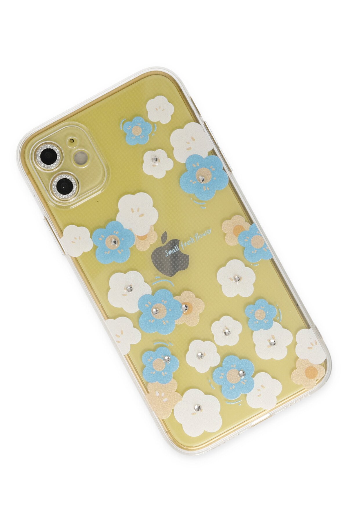 Newface iPhone 11 Kılıf Palm Buzlu Kamera Sürgülü Silikon - Turkuaz