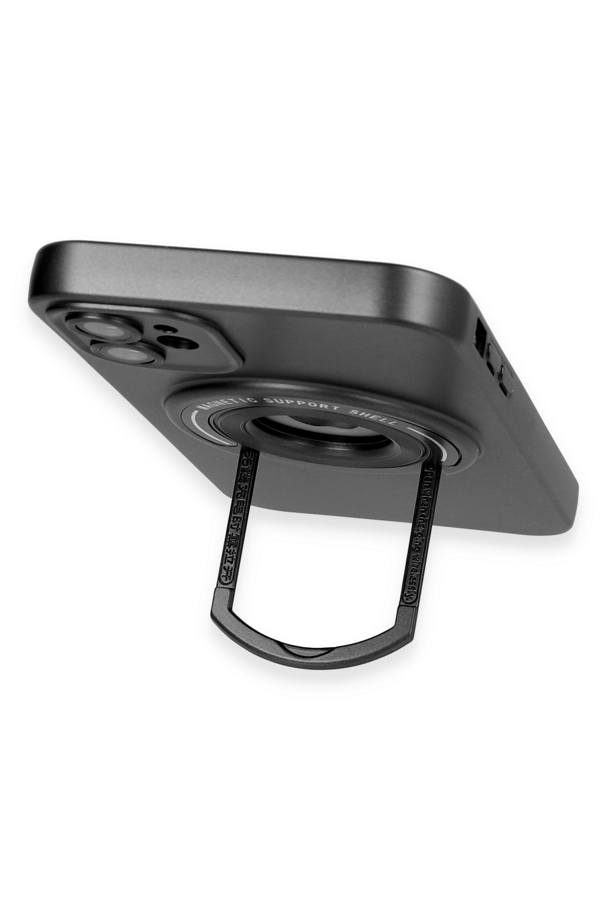 Newface iPhone 11 Kılıf Divo Lazer Askılı Magsafe Kapak - Lila