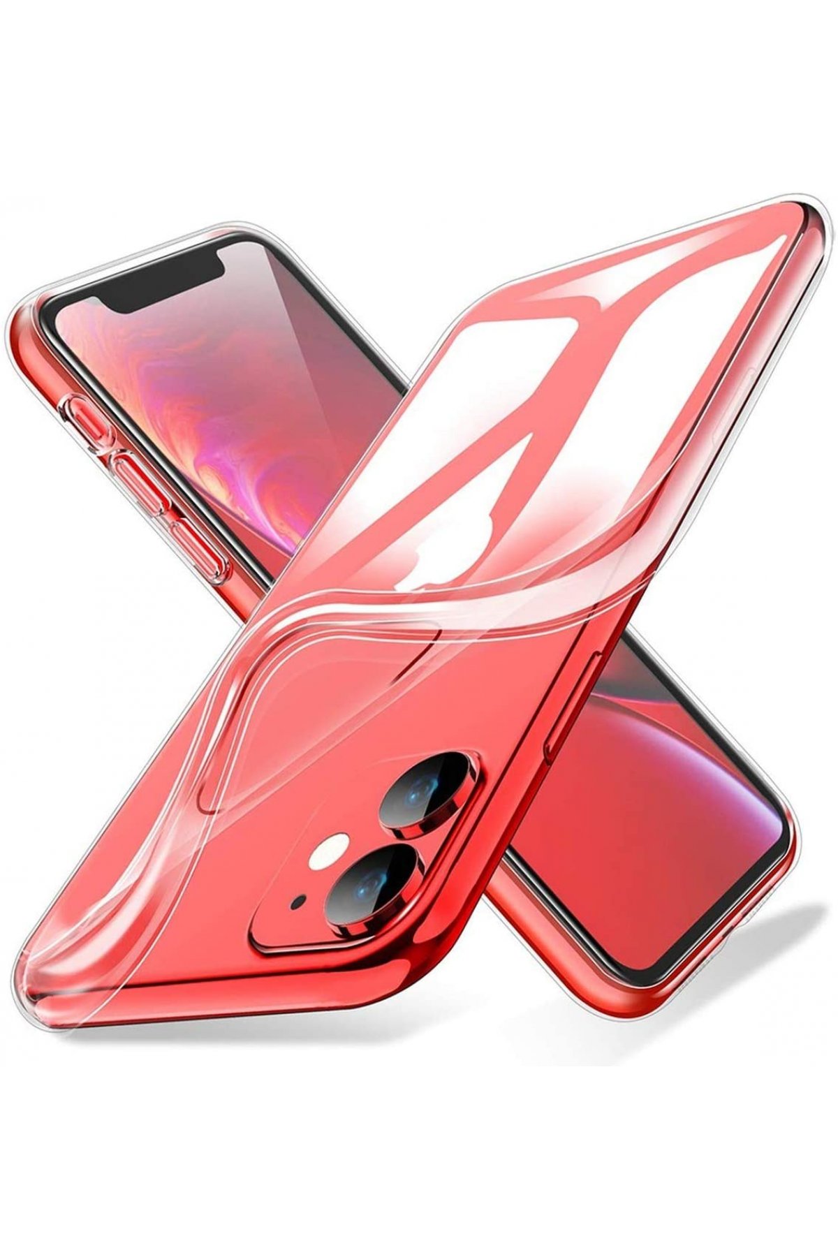 Newface iPhone 11 Kılıf Auto Focus Karbon Kapak - Siyah