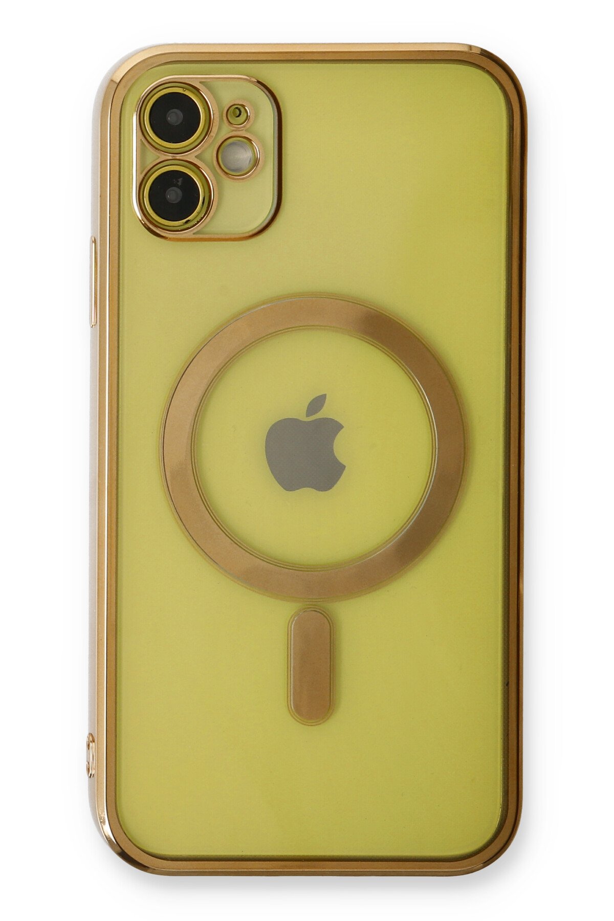 Newface iPhone 11 Pers Alüminyum Kamera Lens - Yeşil