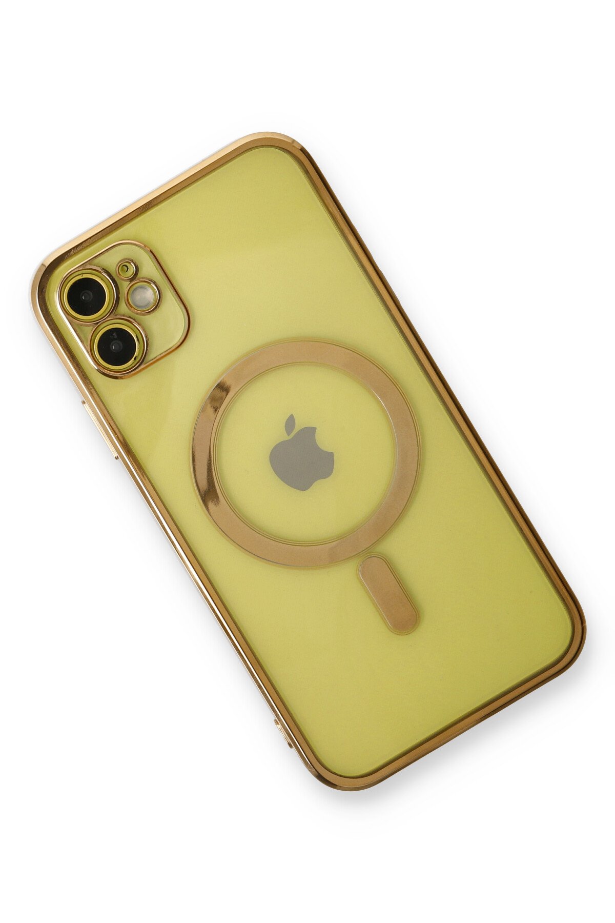 Newface iPhone 11 Pers Alüminyum Kamera Lens - Yeşil