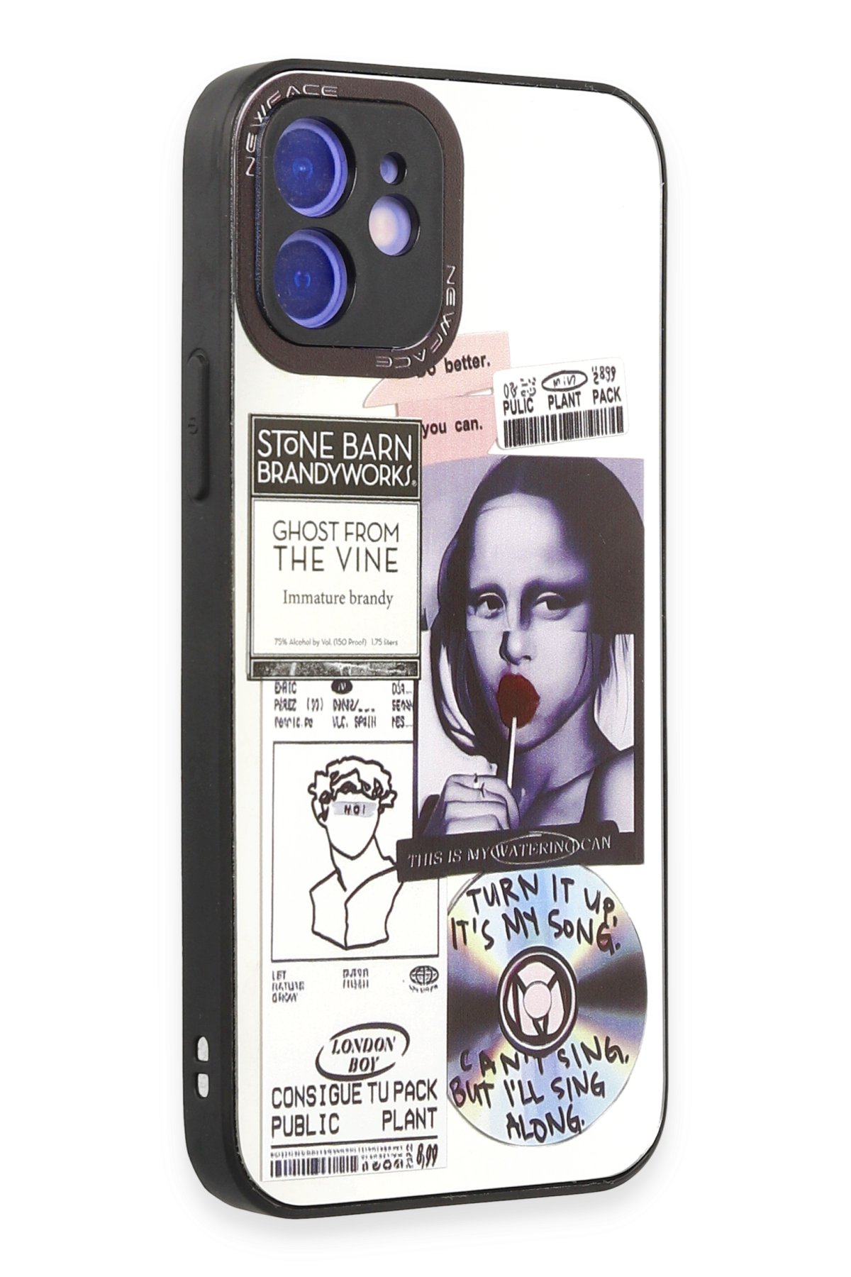 Newface iPhone 11 Kılıf Armada Lensli Kapak - Sarı