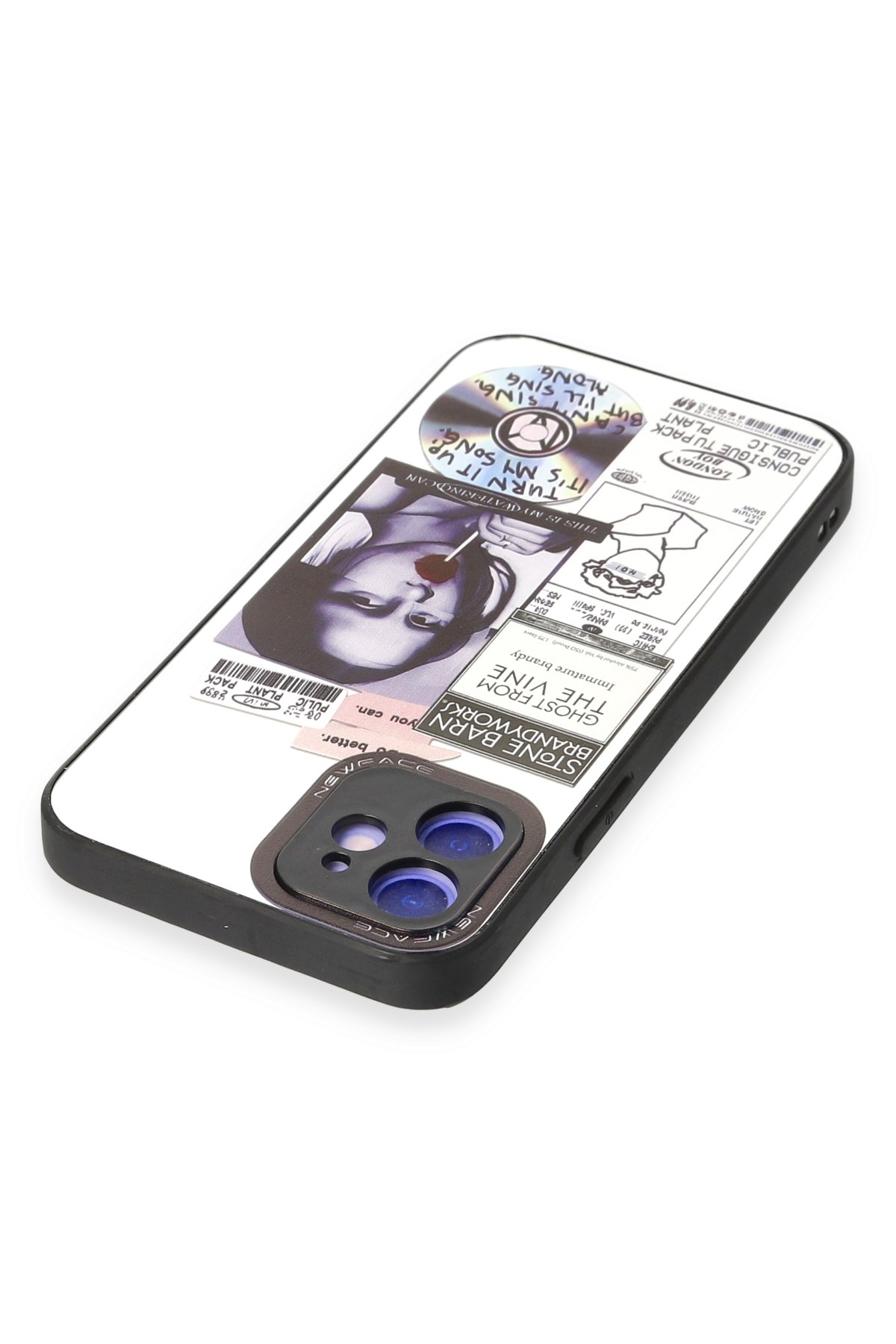 Newface iPhone 11 Kılıf Armada Lensli Kapak - Sarı