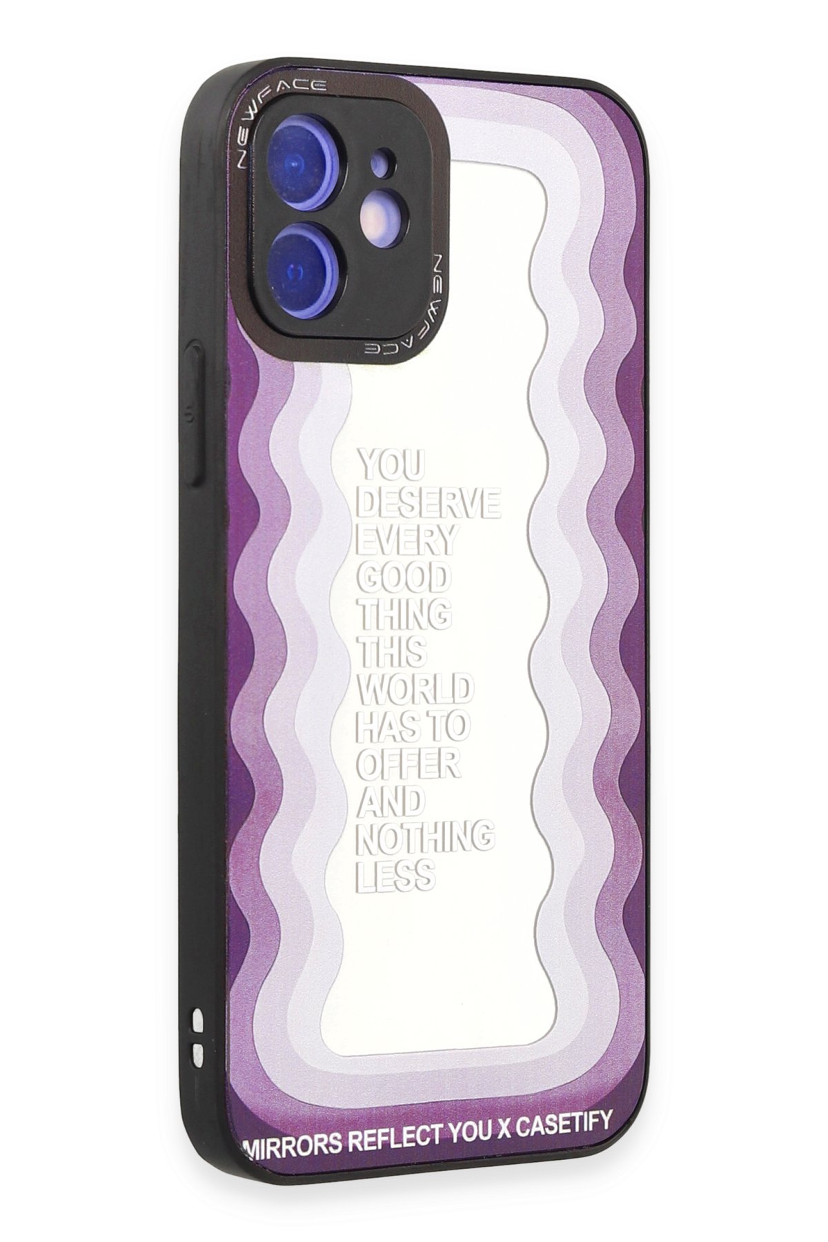 Newface iPhone 11 Kılıf Palm Buzlu Kamera Sürgülü Silikon - Sarı