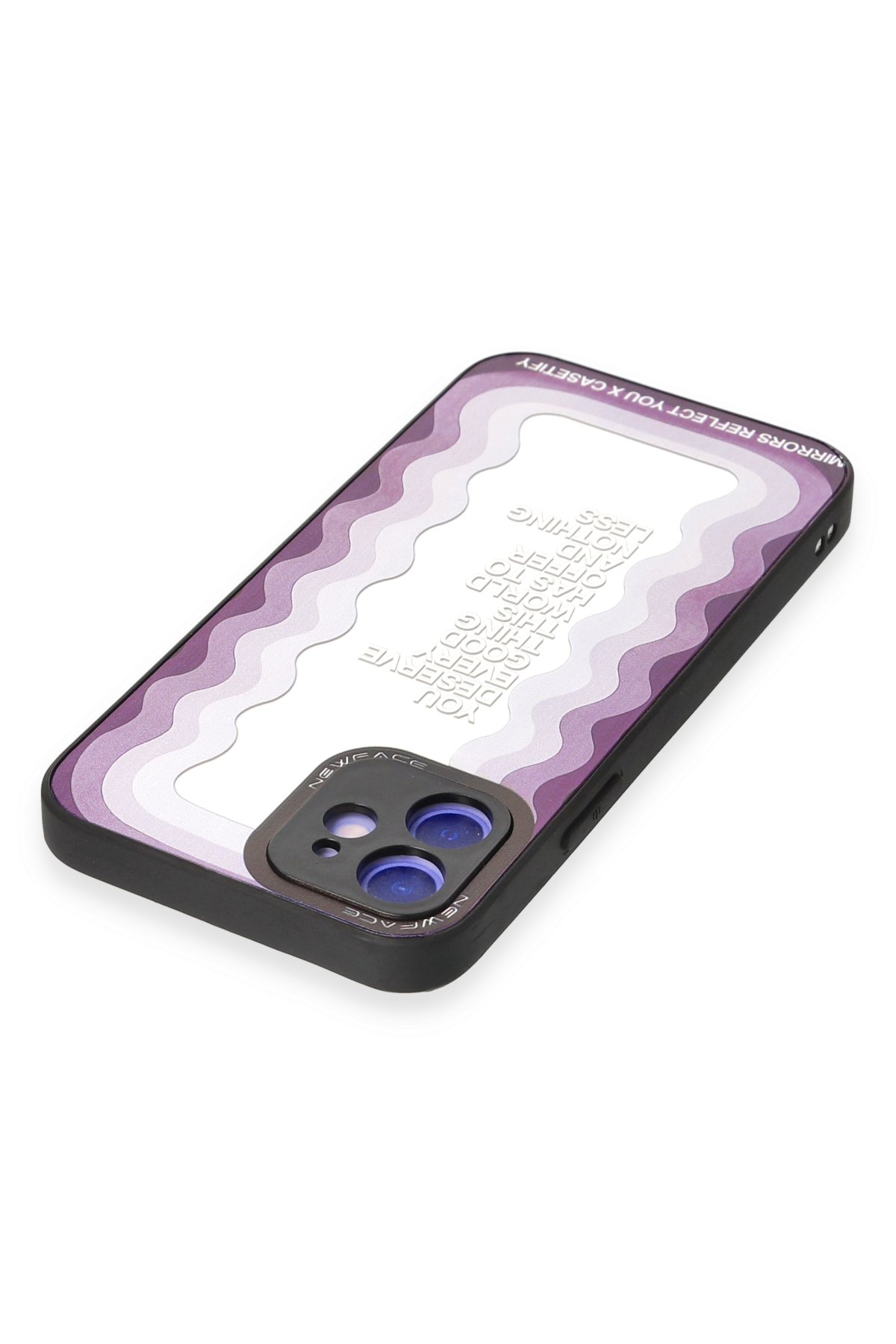 Newface iPhone 11 Kılıf Palm Buzlu Kamera Sürgülü Silikon - Sarı