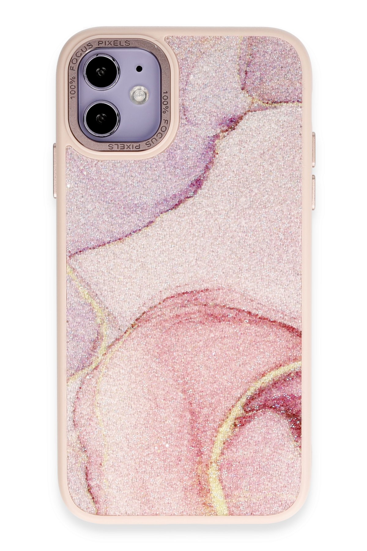 Newface iPhone 11 Kılıf Montreal Yüzüklü Silikon Kapak - Buz Mavi