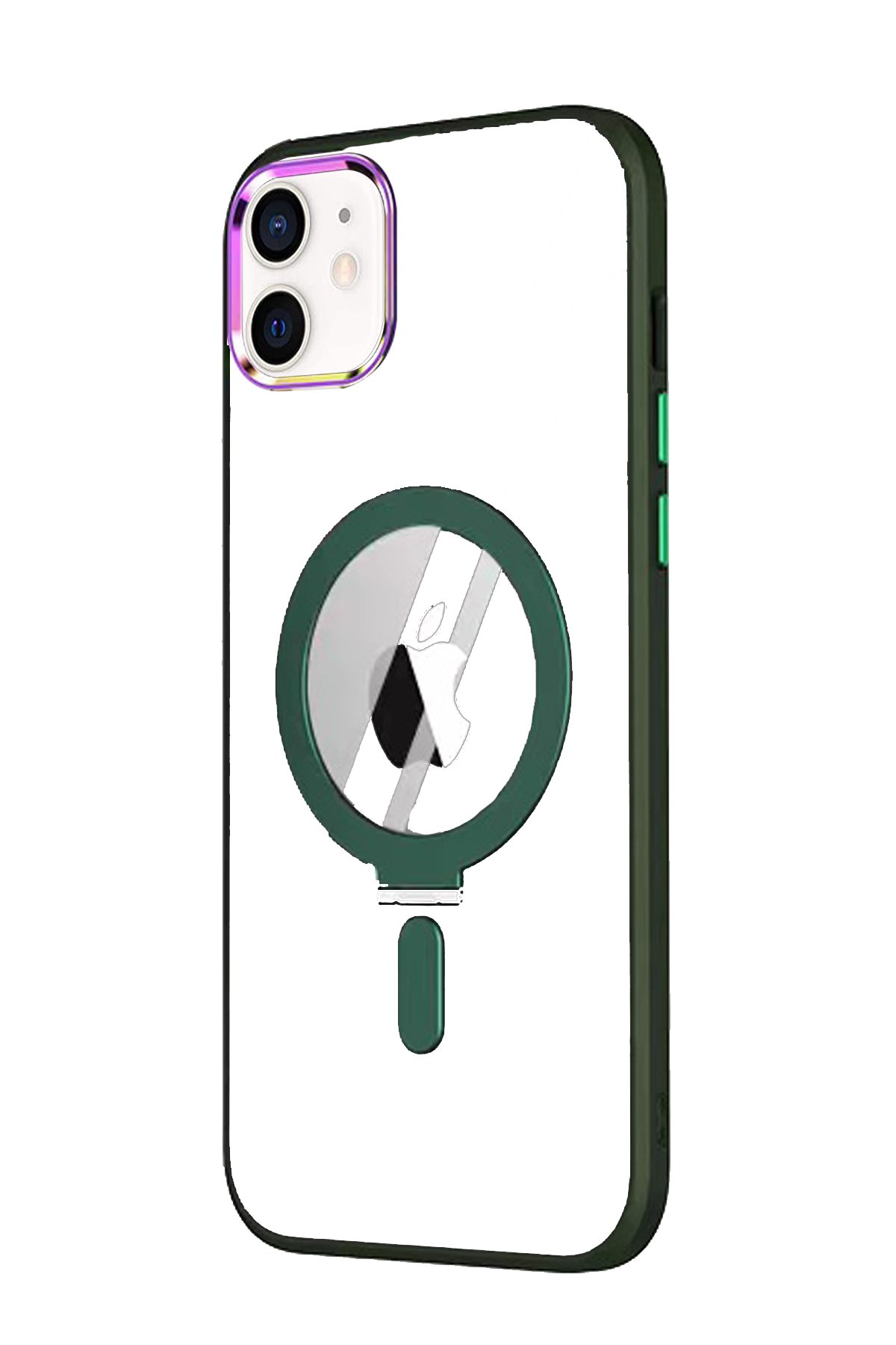 Newface iPhone 11 Kılıf Boyi Magsafe Silikon Kapak - Lacivert