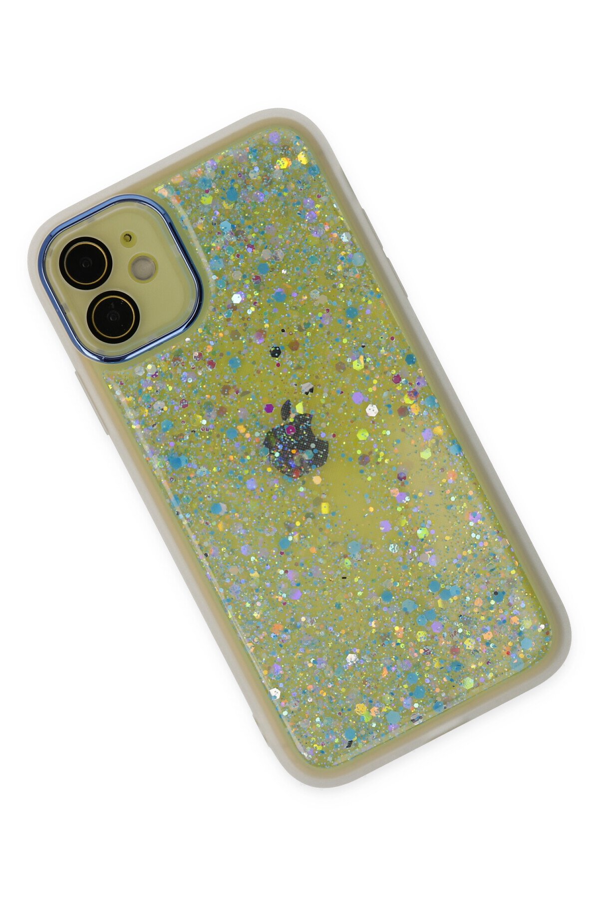 Newface iPhone 11 Kılıf Armada Lensli Kapak - Sarı