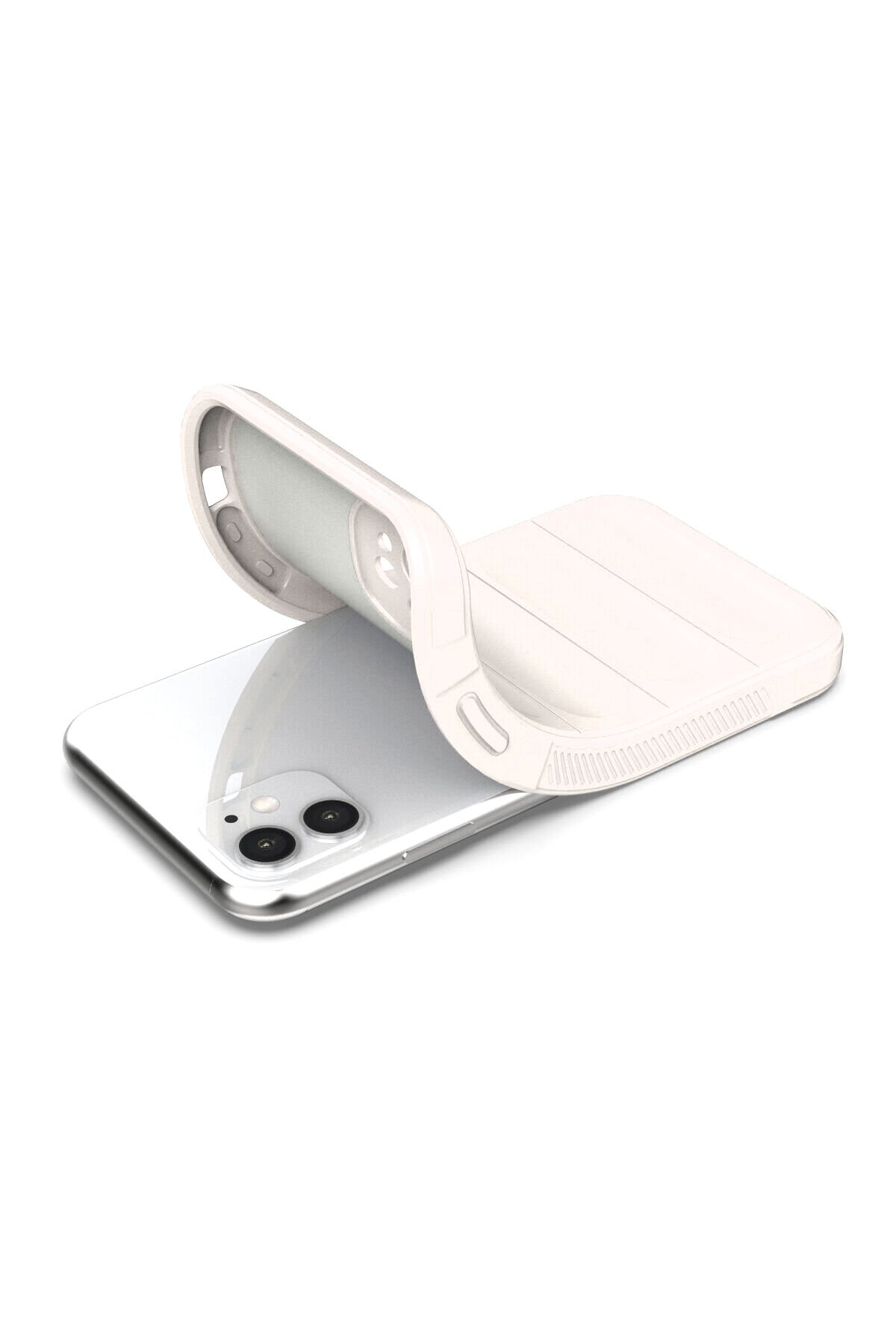 Newface iPhone 11 Kılıf Santa Lens Silikon - Şeffaf