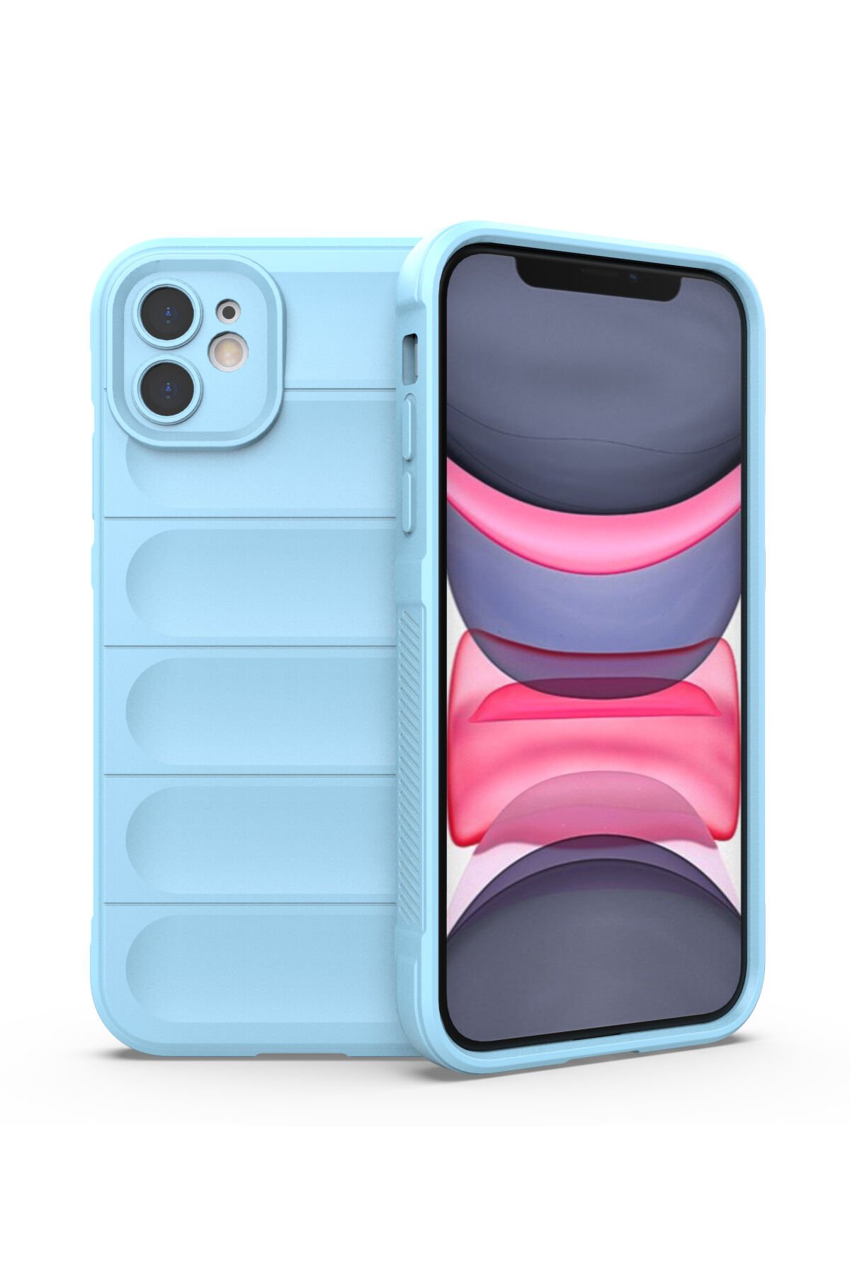 Newface iPhone 11 Kılıf Airmax Silikon Kapak - Derin Mor
