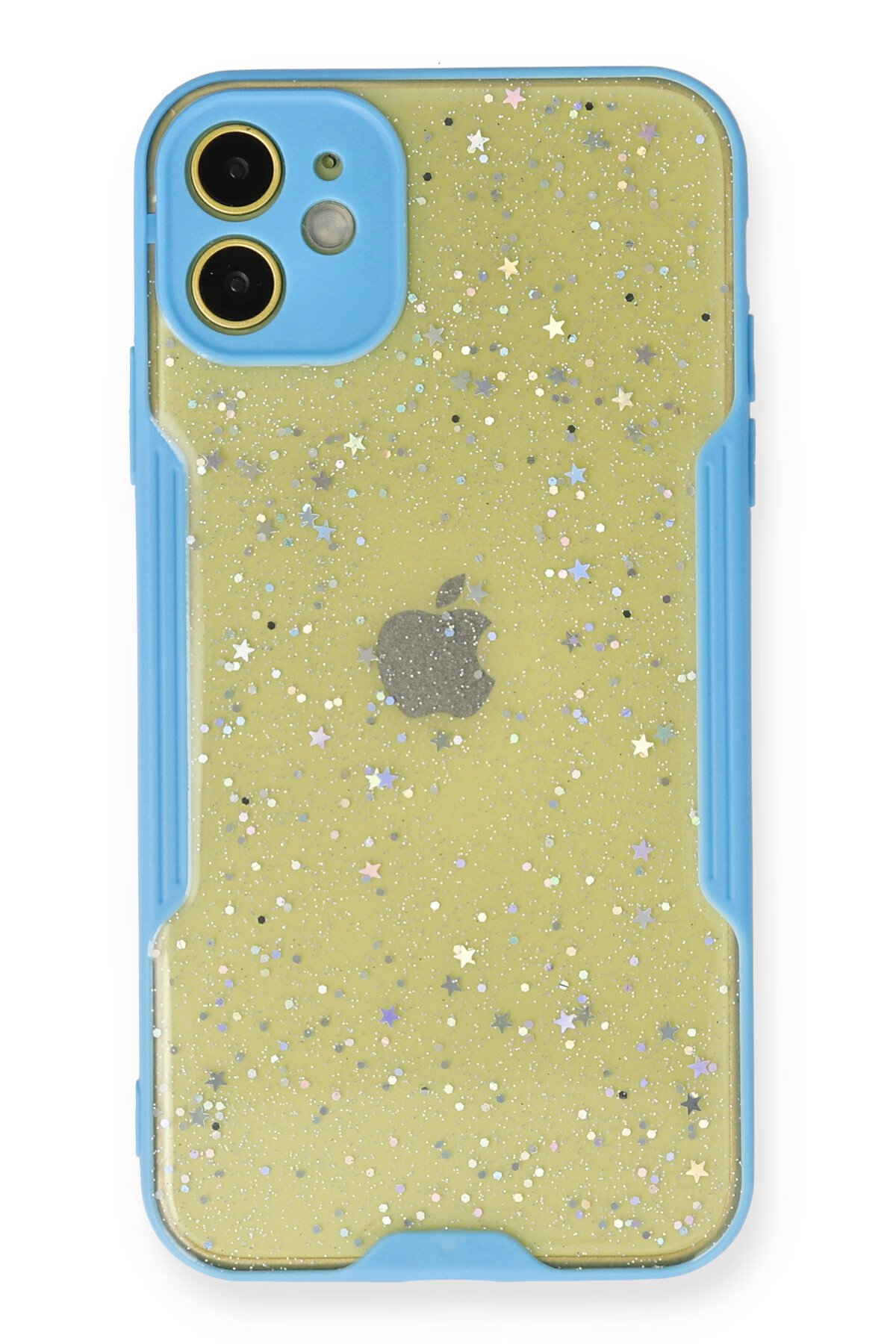Newface iPhone 11 Raze Metal Kamera Lens - Mavi
