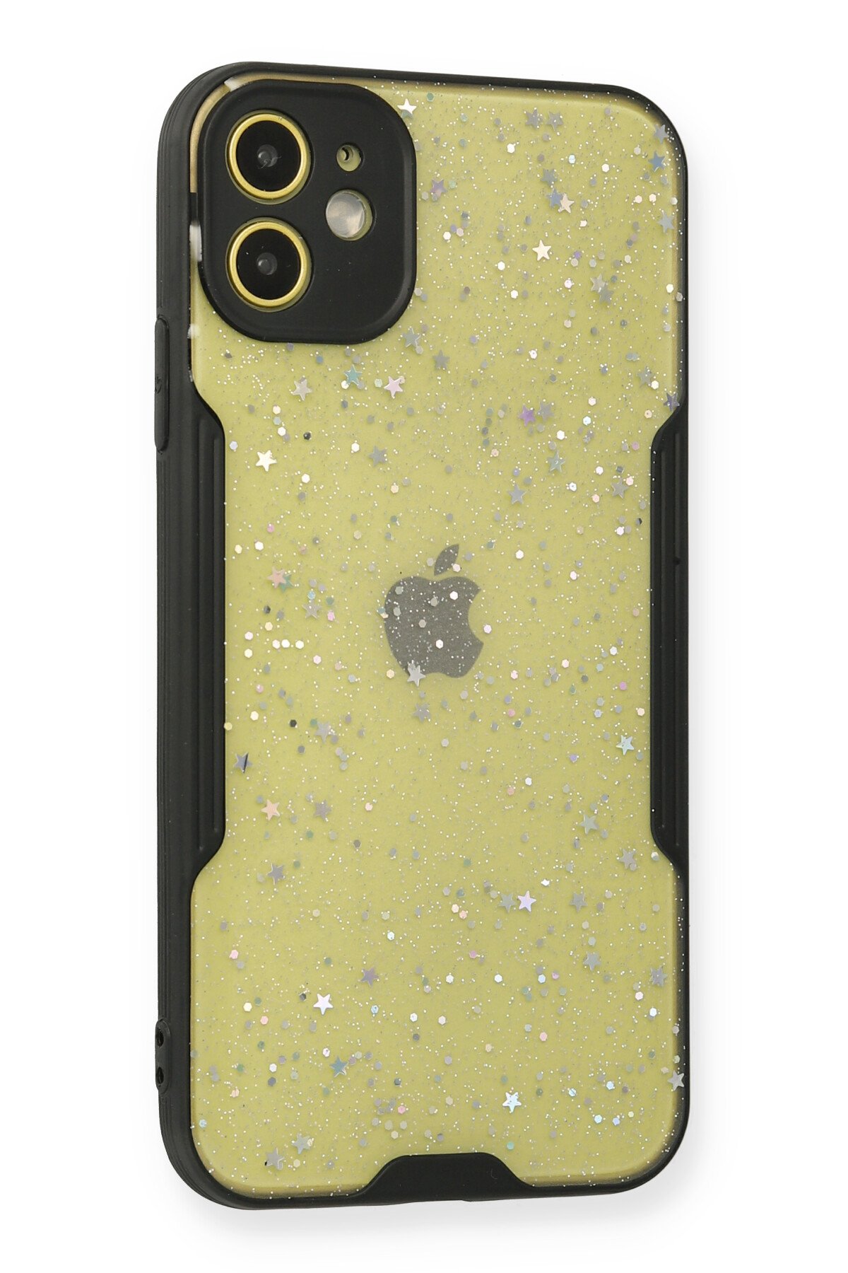 Newface iPhone 11 Neon Fosforlu Kamera Lens - Turuncu