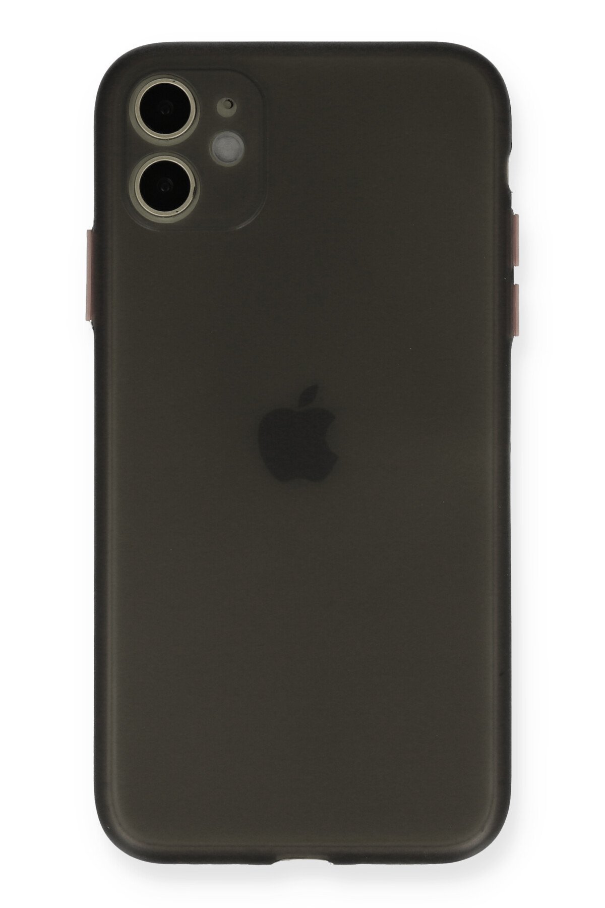 Newface iPhone 11 Kılıf Sofya Yüzüklü Silikon Kapak - Yeşil