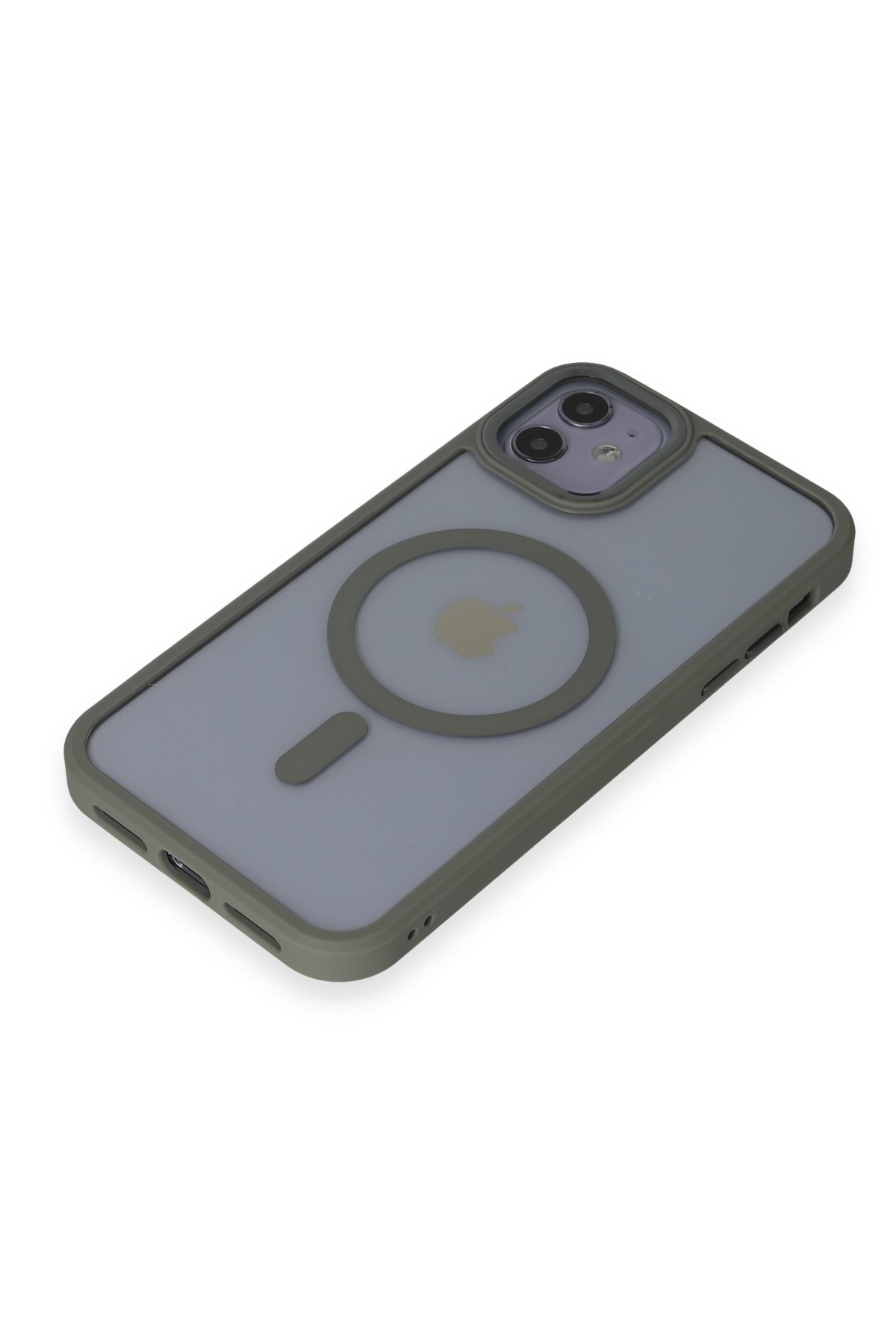 Newface iPhone 11 Kılıf Dolpin Kapaklı - Koyu Yeşil