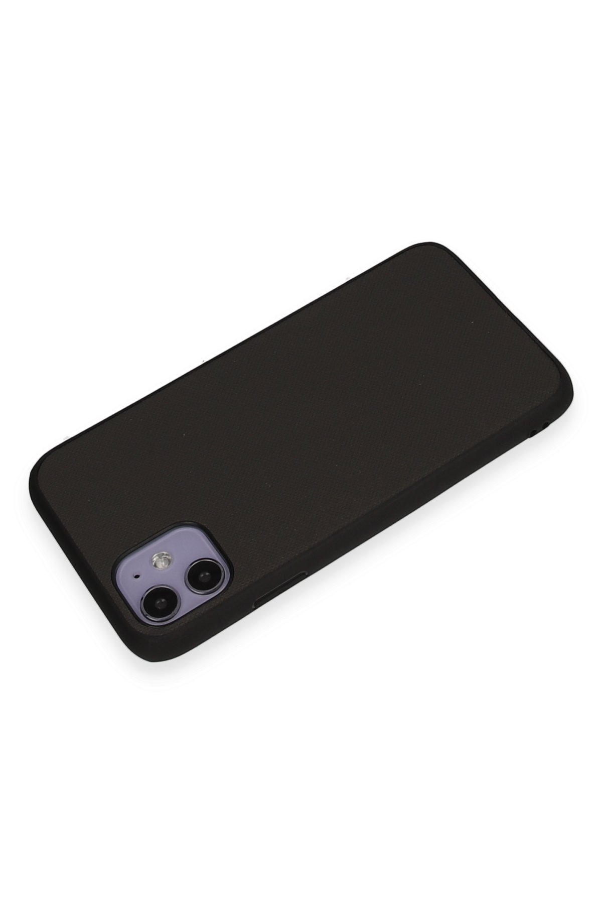 Newface iPhone 11 Kılıf Auto Focus Karbon Kapak - Kahverengi
