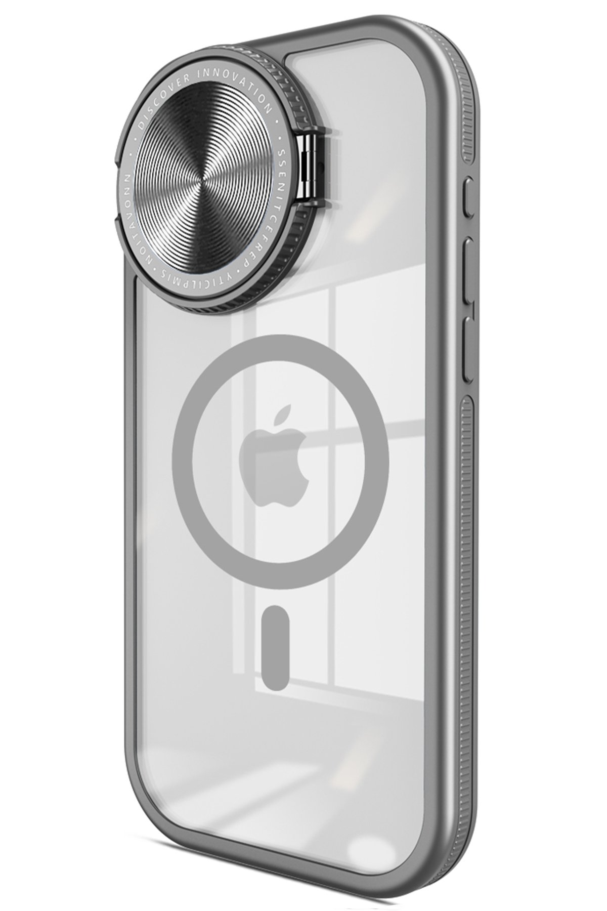 Newface iPhone 11 Kılıf Anka PC Magneticsafe Sert Metal Kapak - Siyah