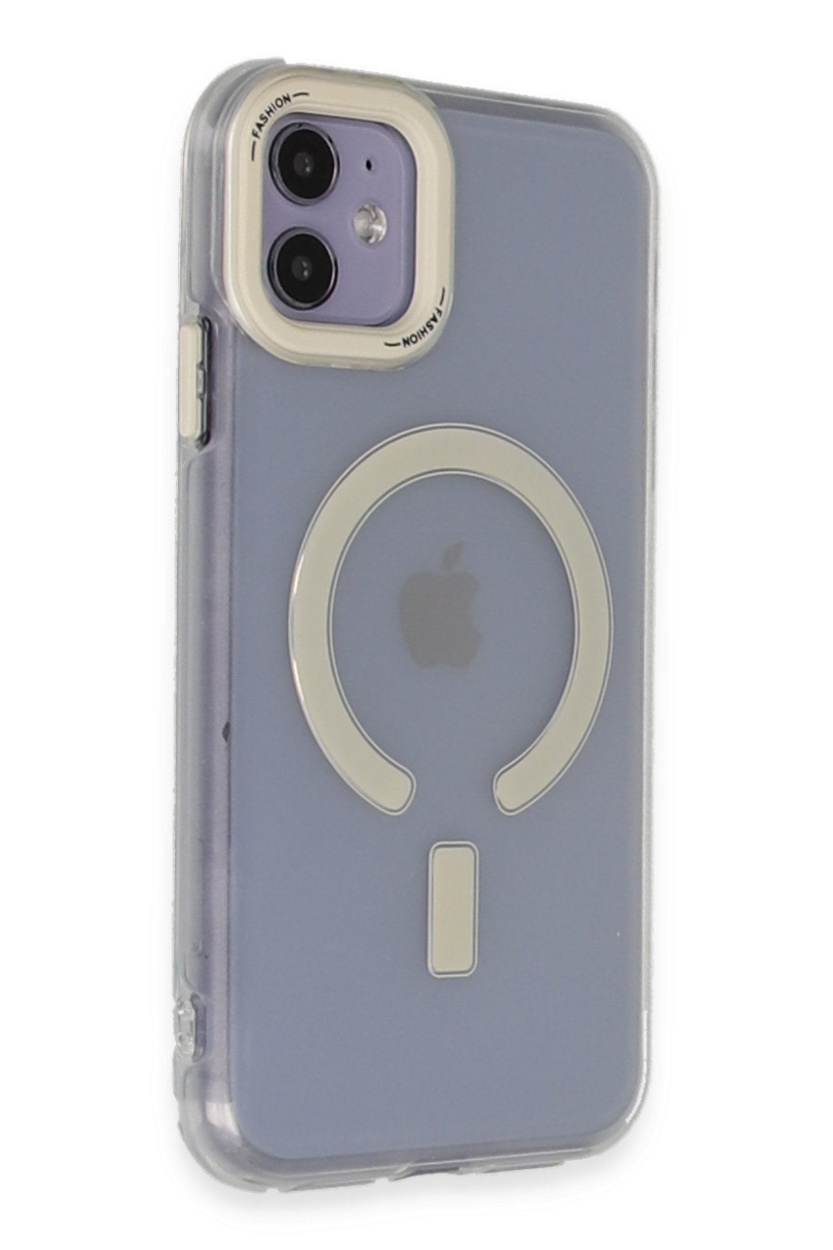 Newface iPhone 11 Kılıf Volet Silikon - Mor